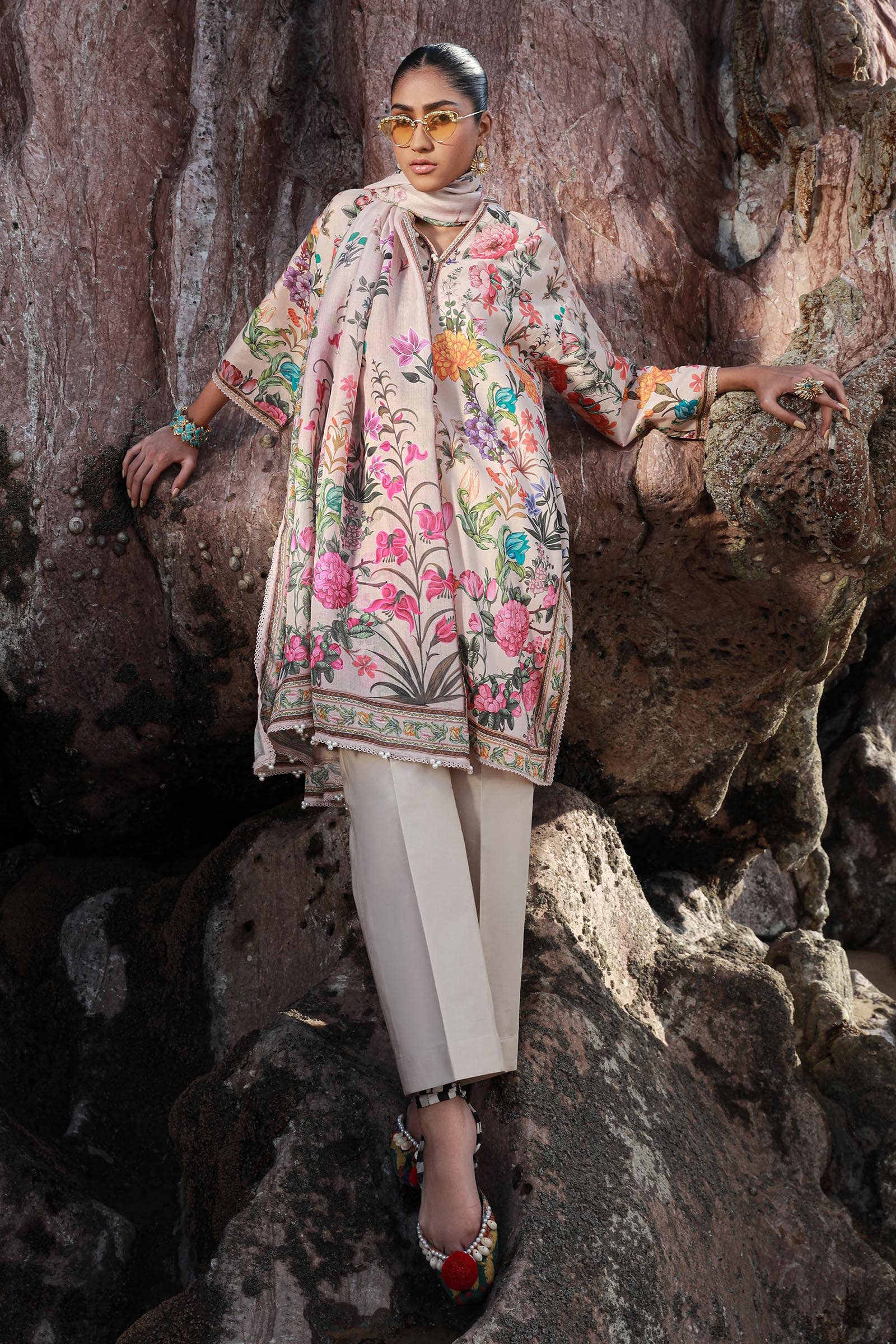 Sana Safinaz | Mahay Spring 24 | H241-019B-3CS - House Of Hania