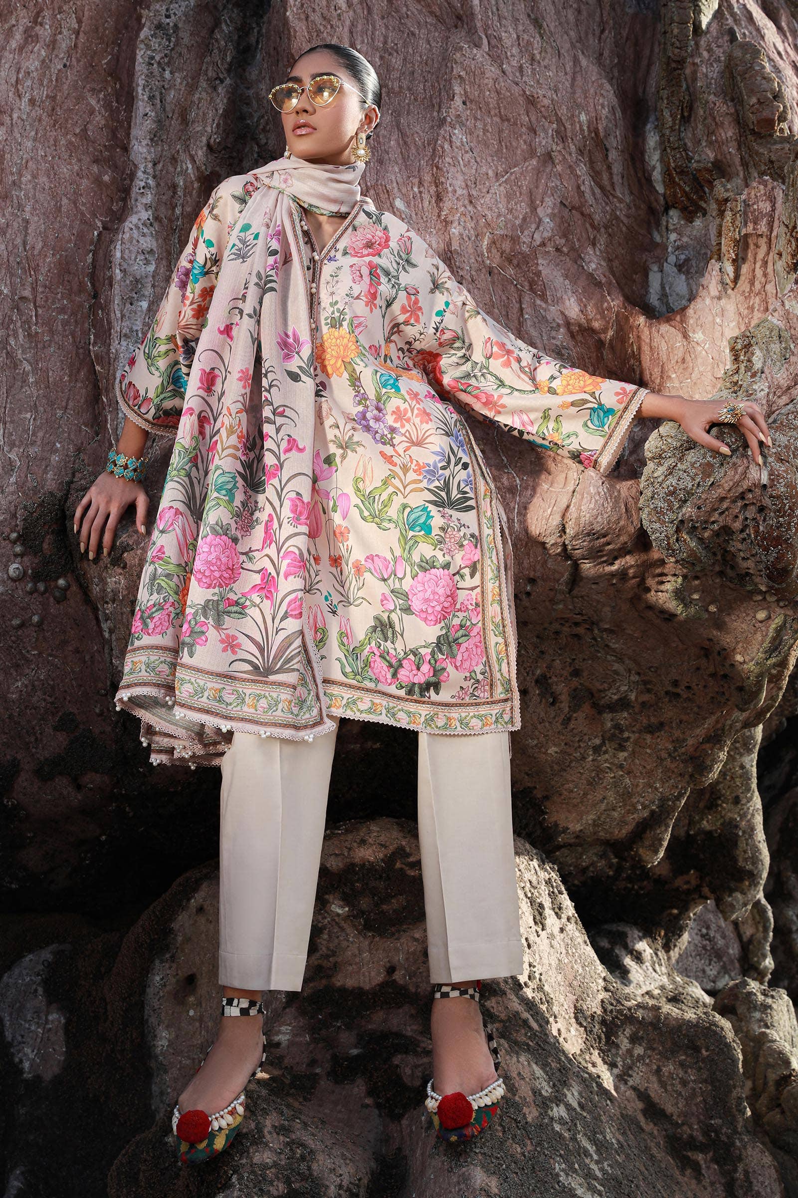 Sana Safinaz | Mahay Spring 24 | H241-019B-3CS - House Of Hania