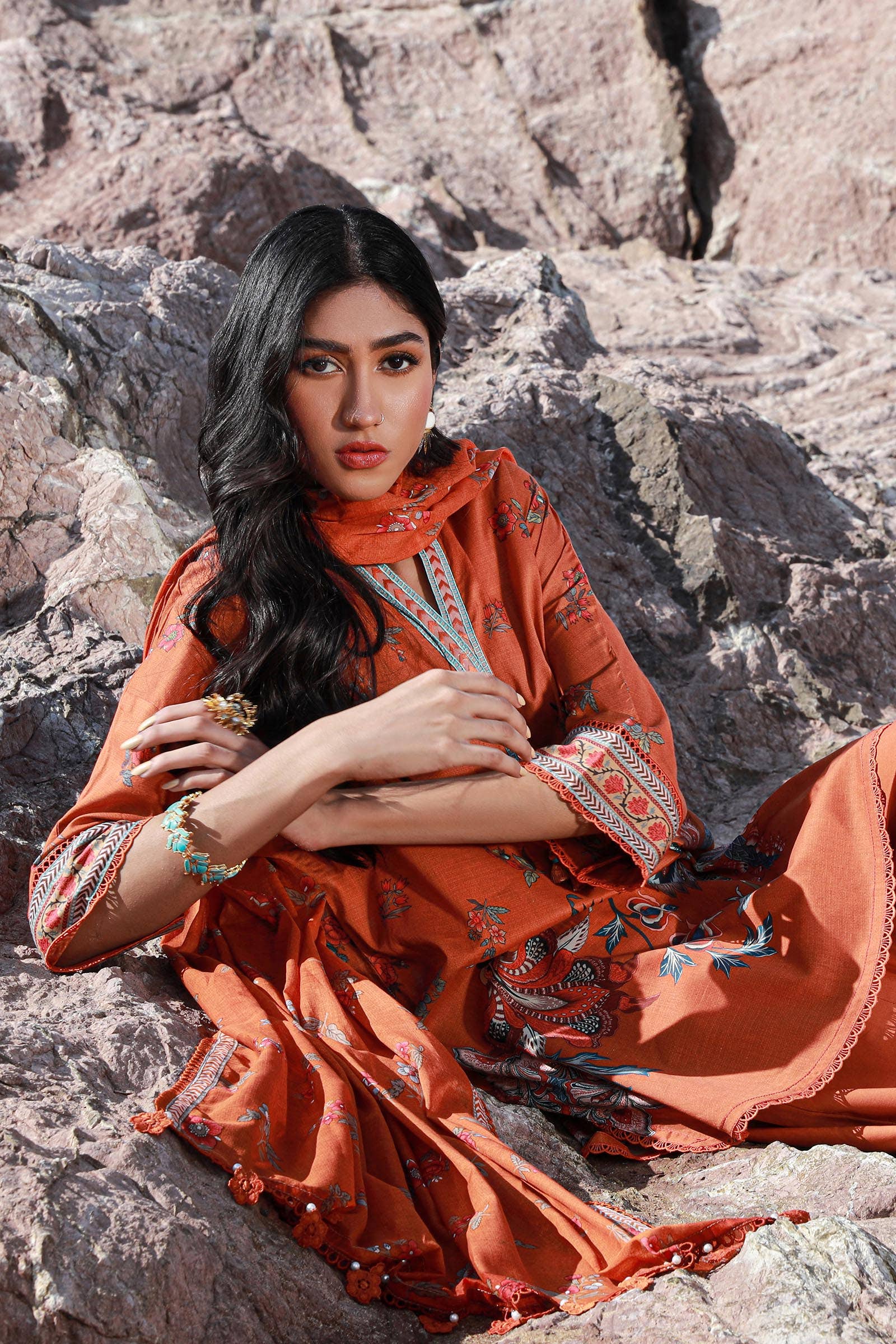 Sana Safinaz | Mahay Spring 24 | H241-020A-3CG - House Of Hania