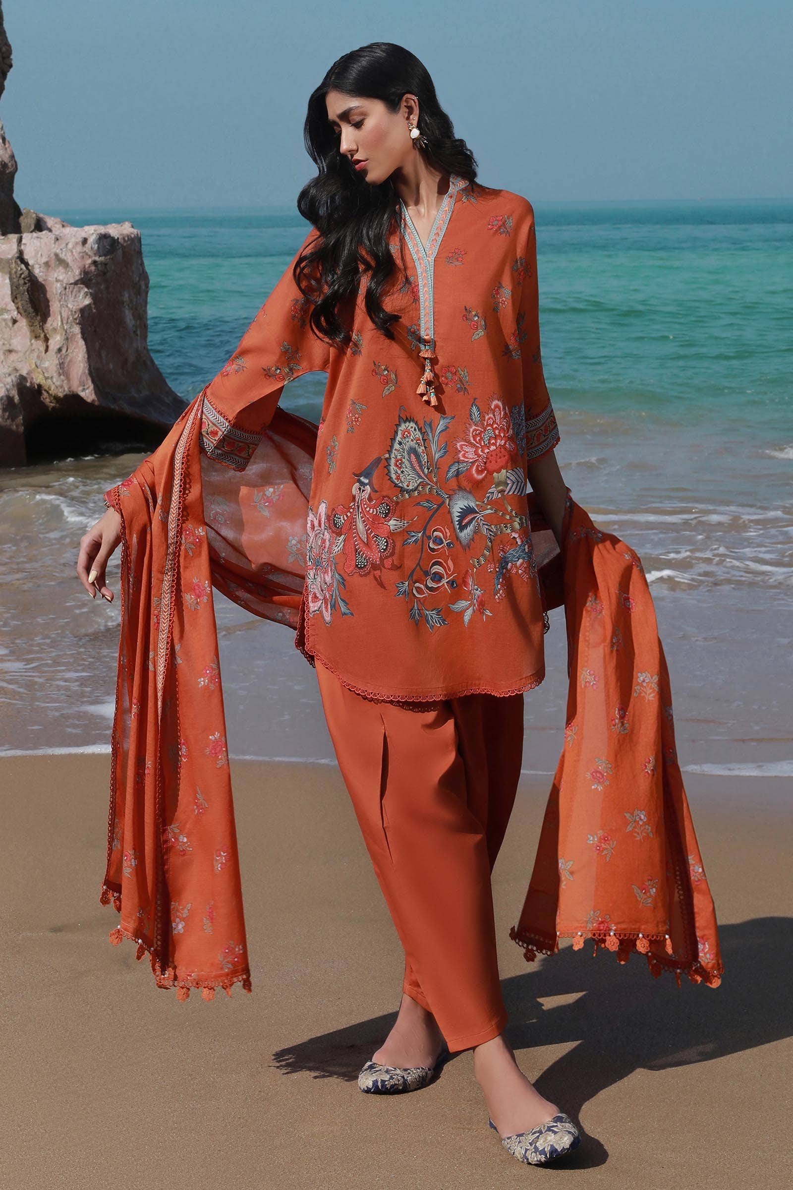 Sana Safinaz | Mahay Spring 24 | H241-020A-3CG - House Of Hania