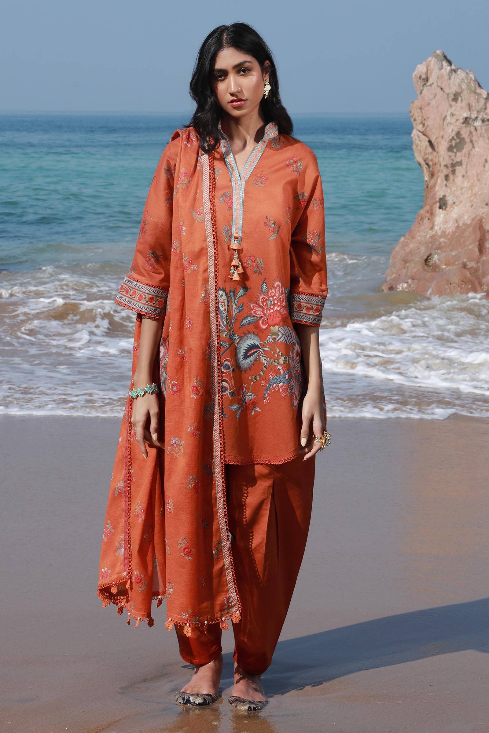 Sana Safinaz | Mahay Spring 24 | H241-020A-3CG - House Of Hania