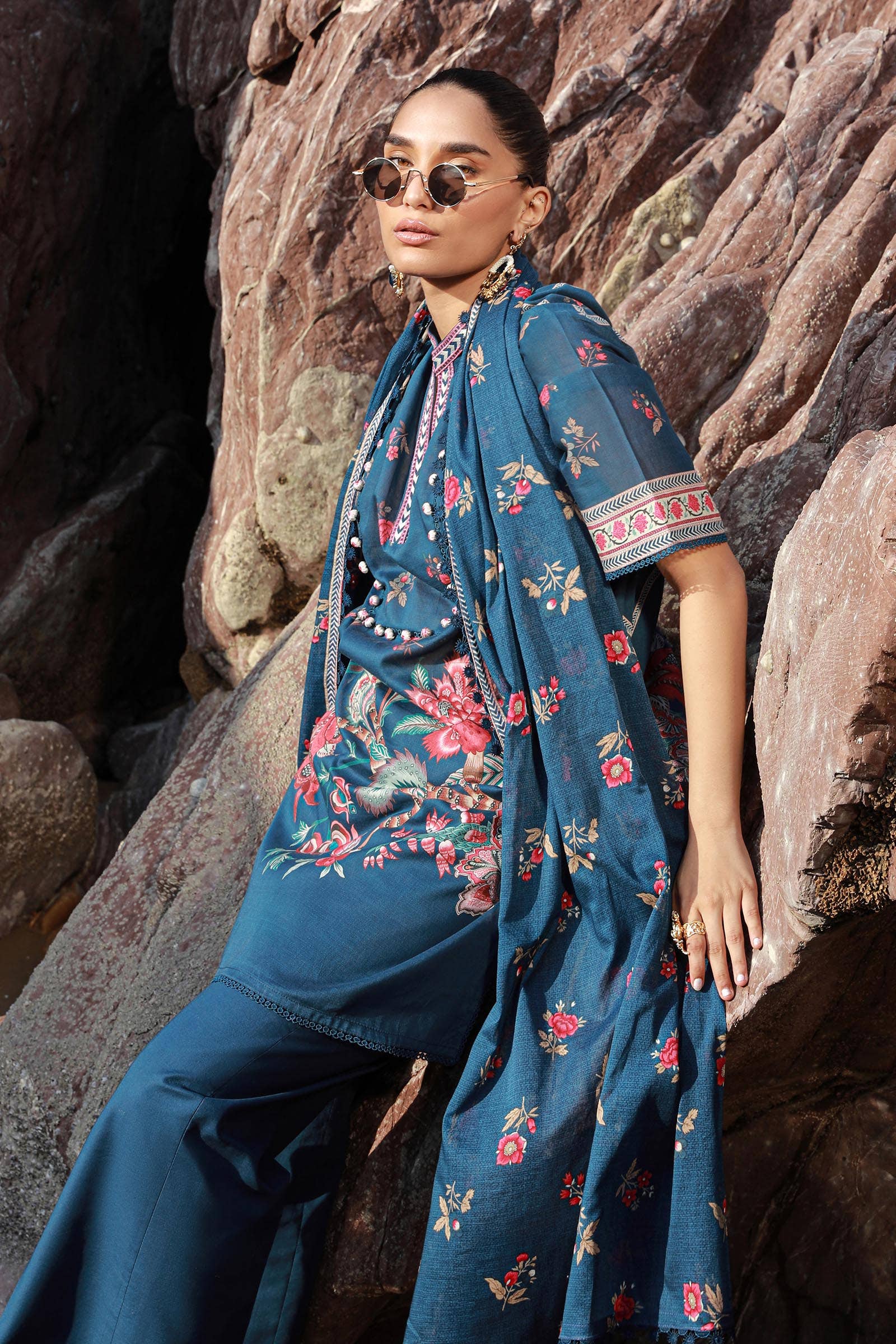 Sana Safinaz | Mahay Spring 24 | H241-020B-3CG - House Of Hania