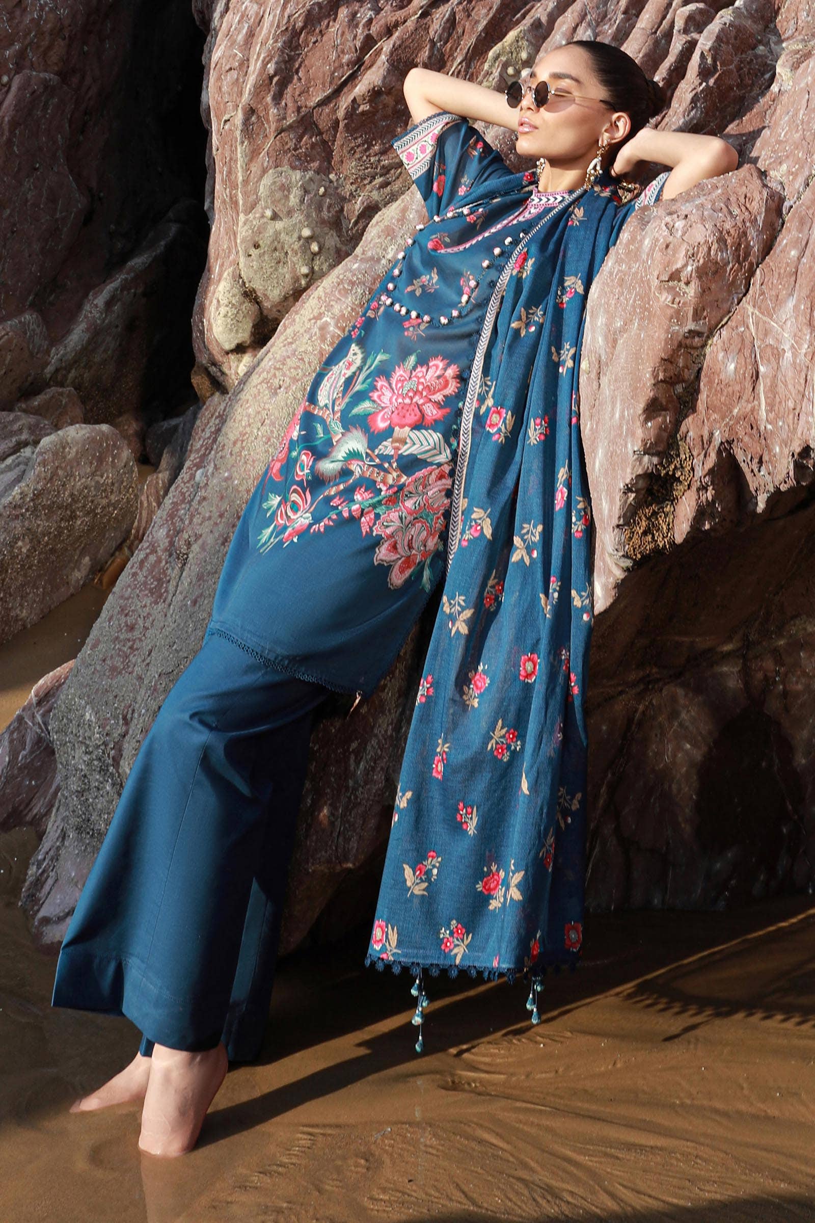 Sana Safinaz | Mahay Spring 24 | H241-020B-3CG - House Of Hania