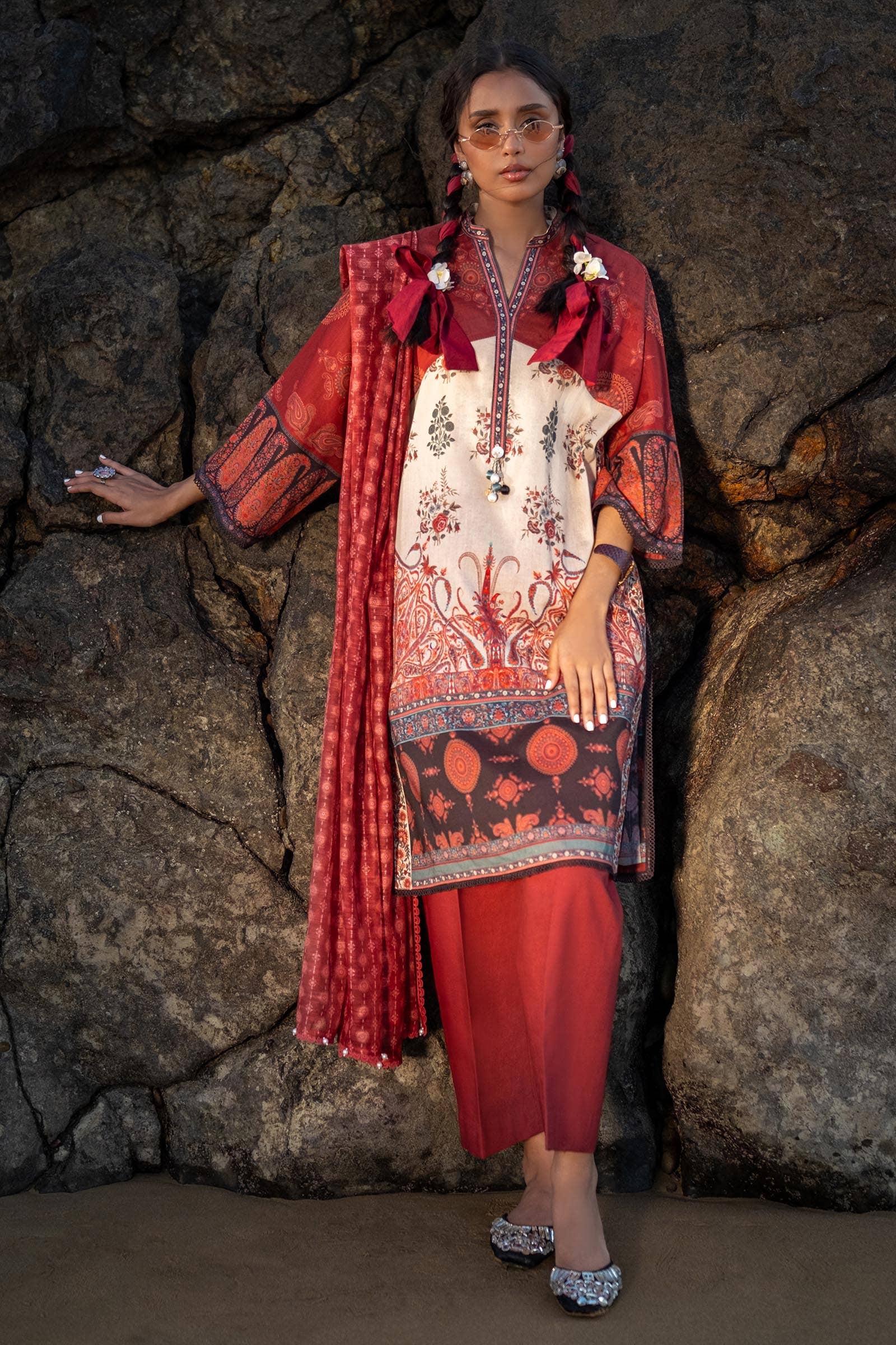 Sana Safinaz | Mahay Spring 24 | H241-021A-3DE - House Of Hania