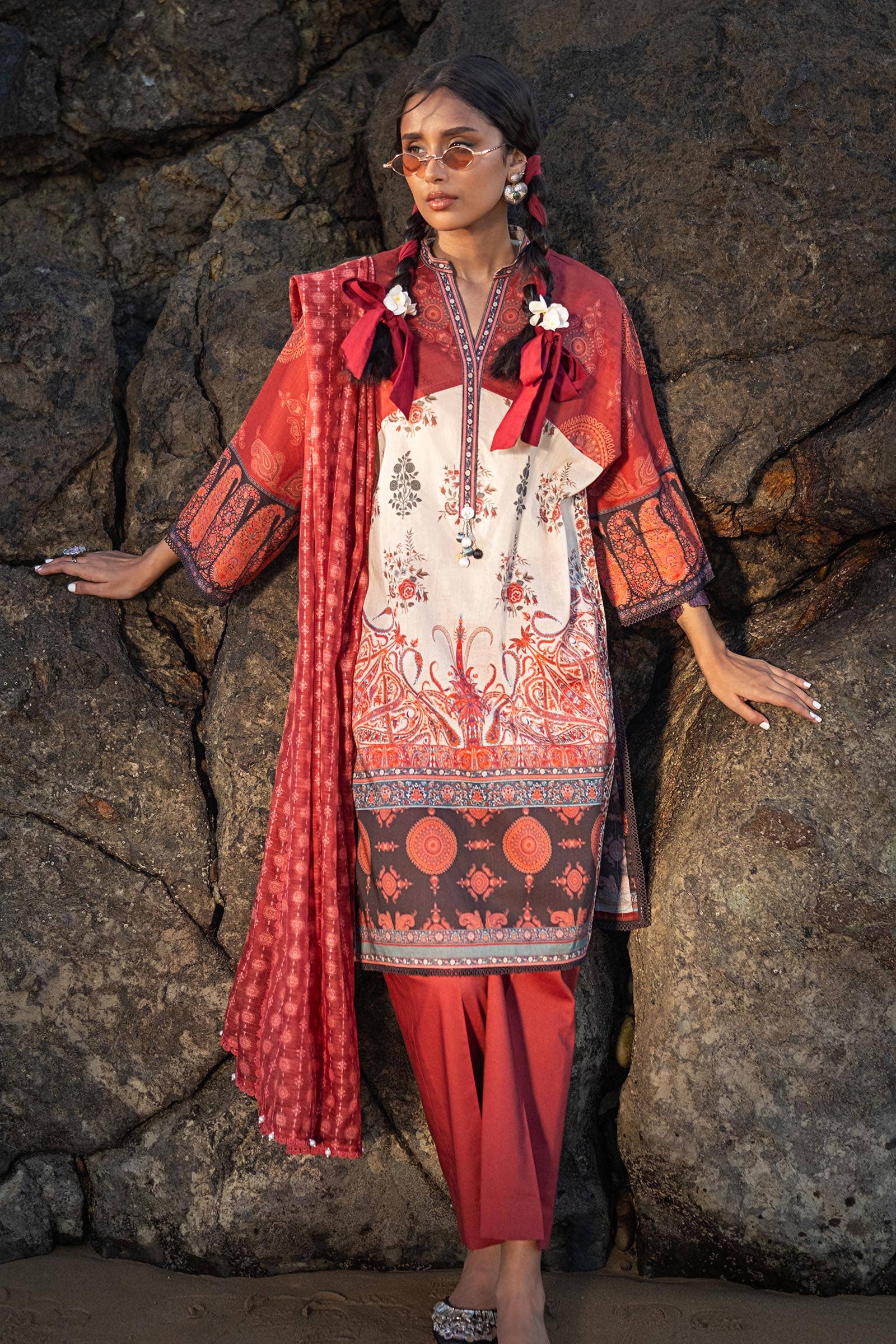 Sana Safinaz | Mahay Spring 24 | H241-021A-3DE - House Of Hania