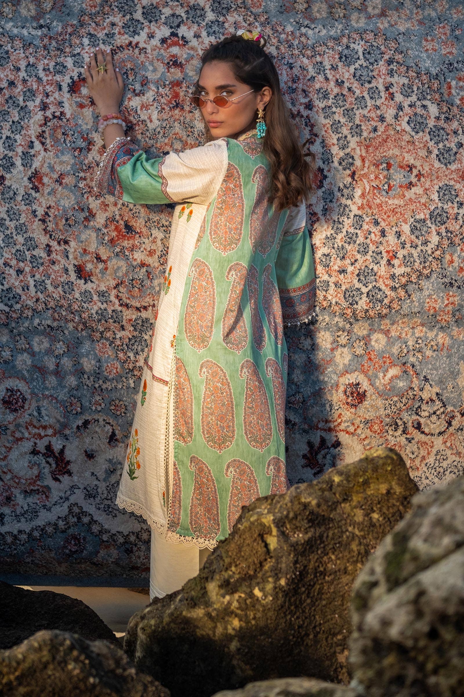 Sana Safinaz | Mahay Spring 24 | H241-022A-2BS - House Of Hania
