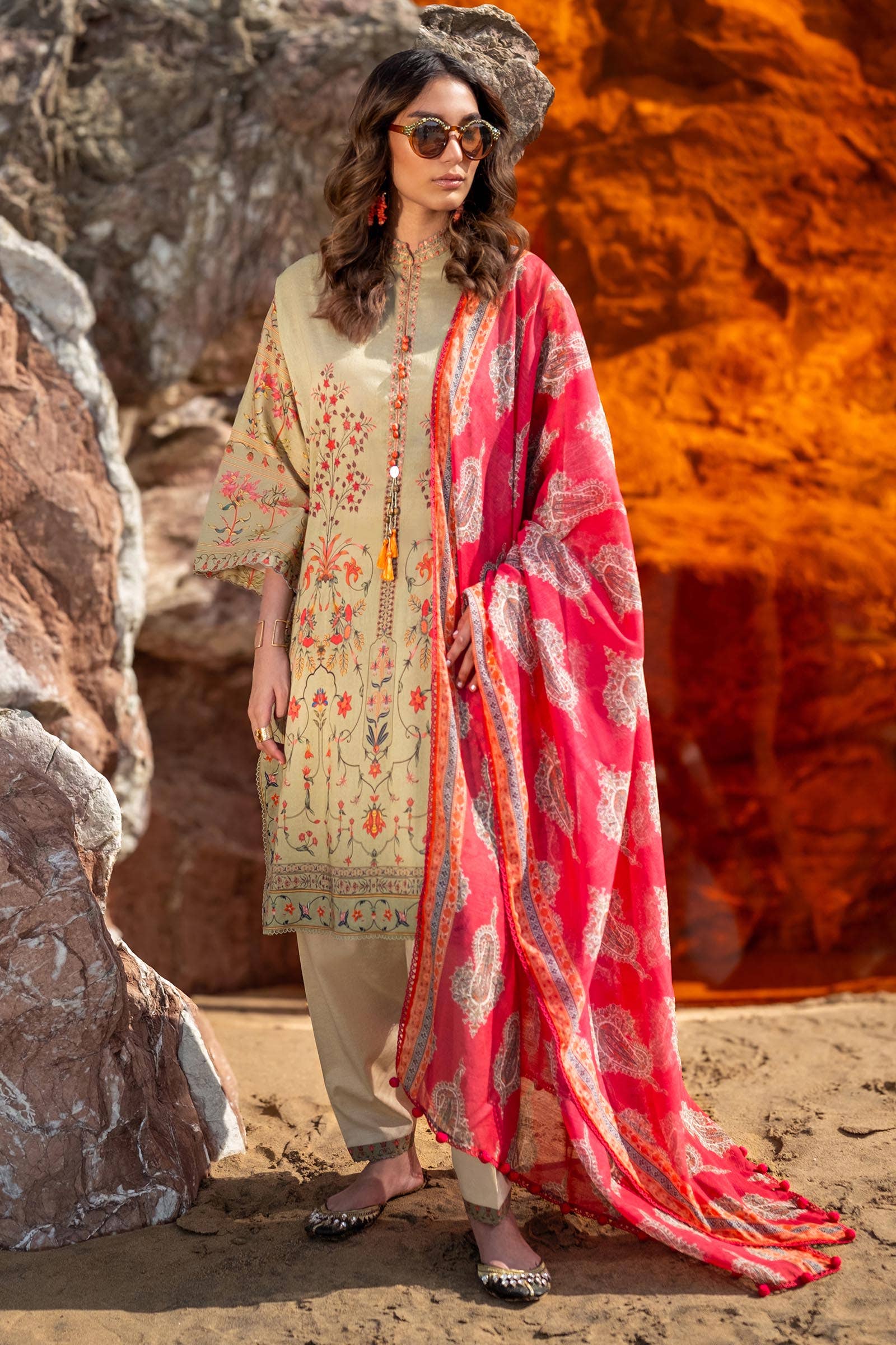 Sana Safinaz | Mahay Spring 24 | H241-023B-2DD - House Of Hania