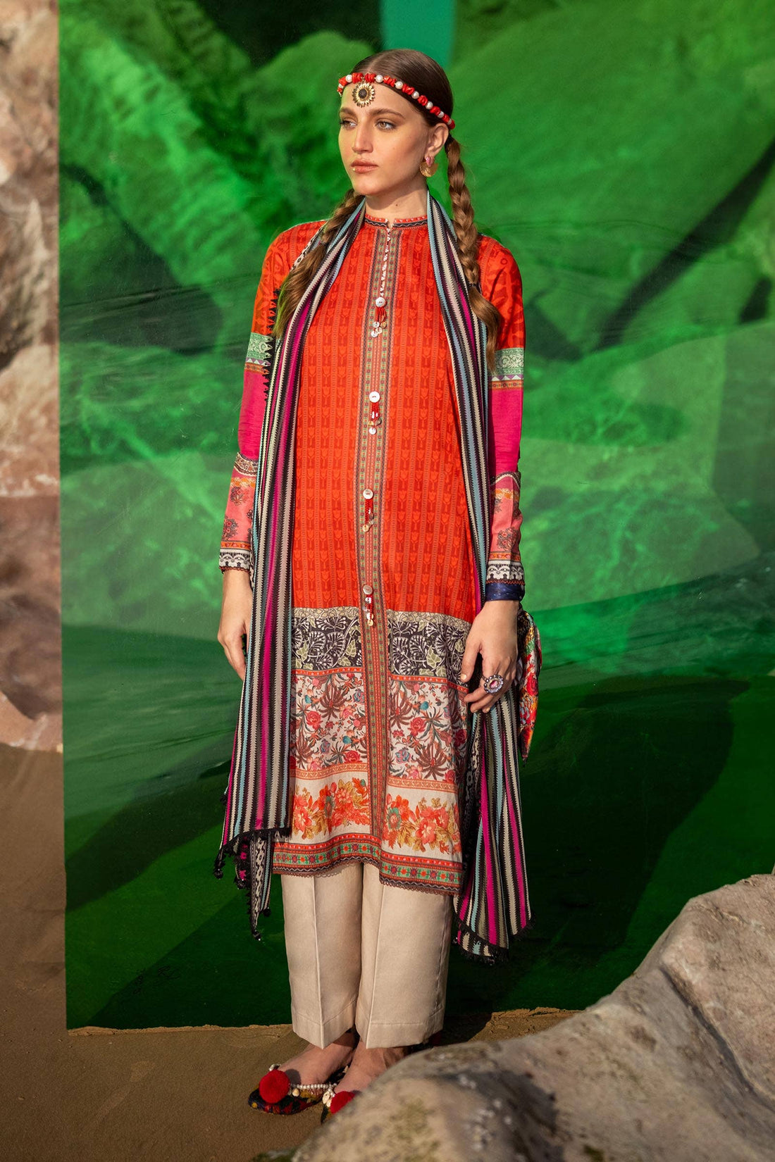 Sana Safinaz | Mahay Spring 24 | H241-024B-2I - House Of Hania