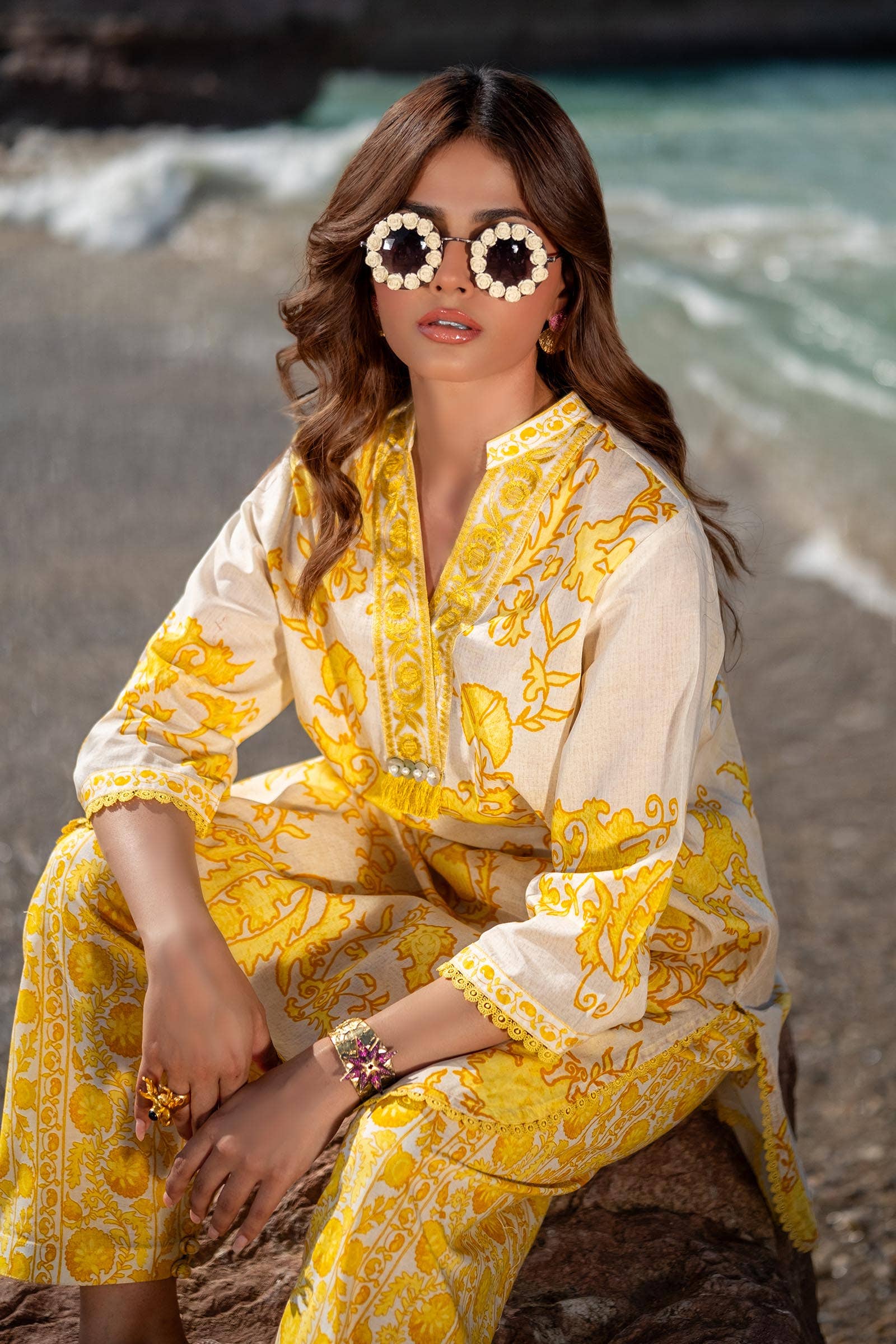 Sana Safinaz | Mahay Spring 24 | H241-025A-2AC - House Of Hania