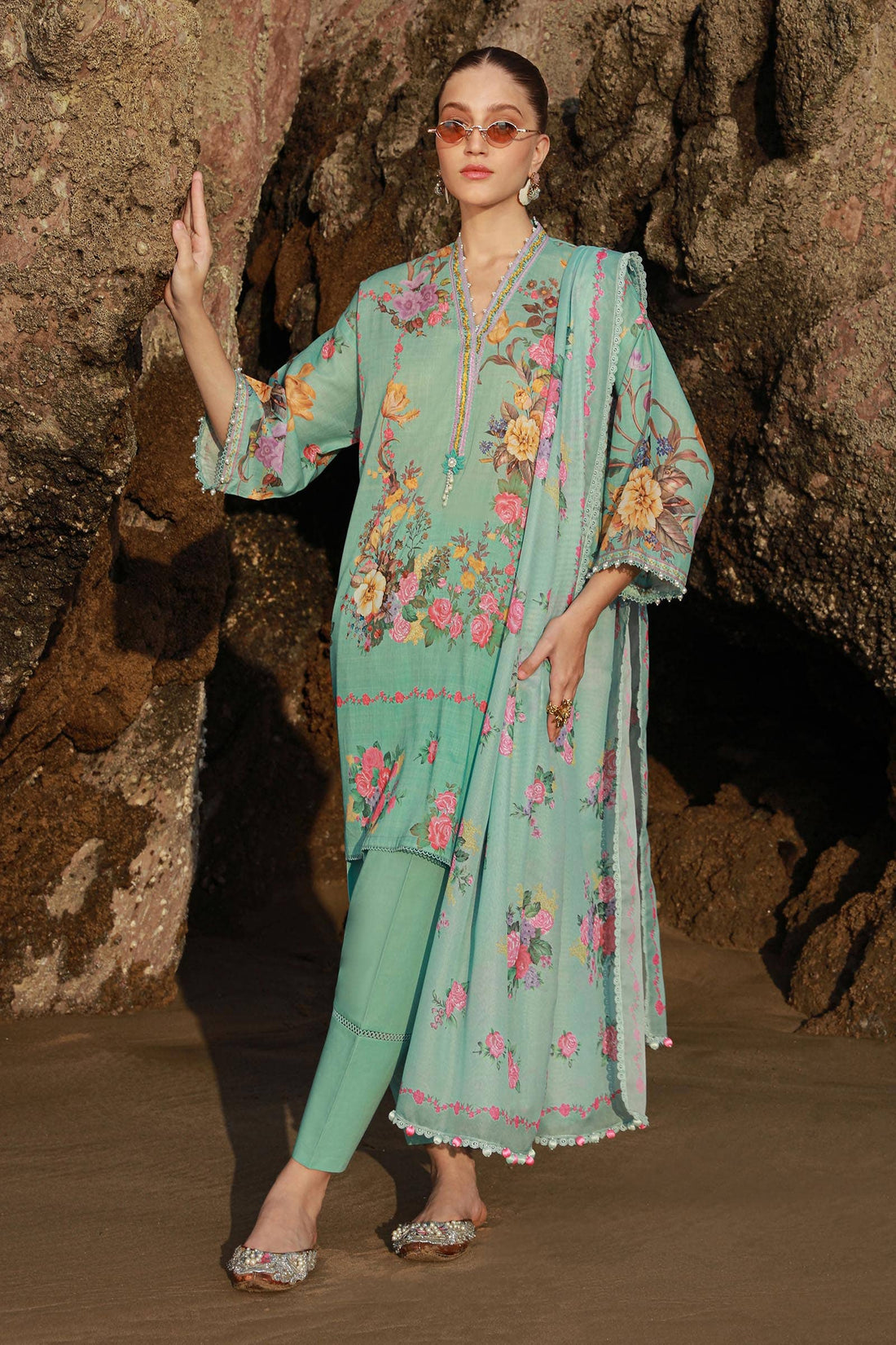 Sana Safinaz | Mahay Spring 24 | H241-026B-3CS - House Of Hania