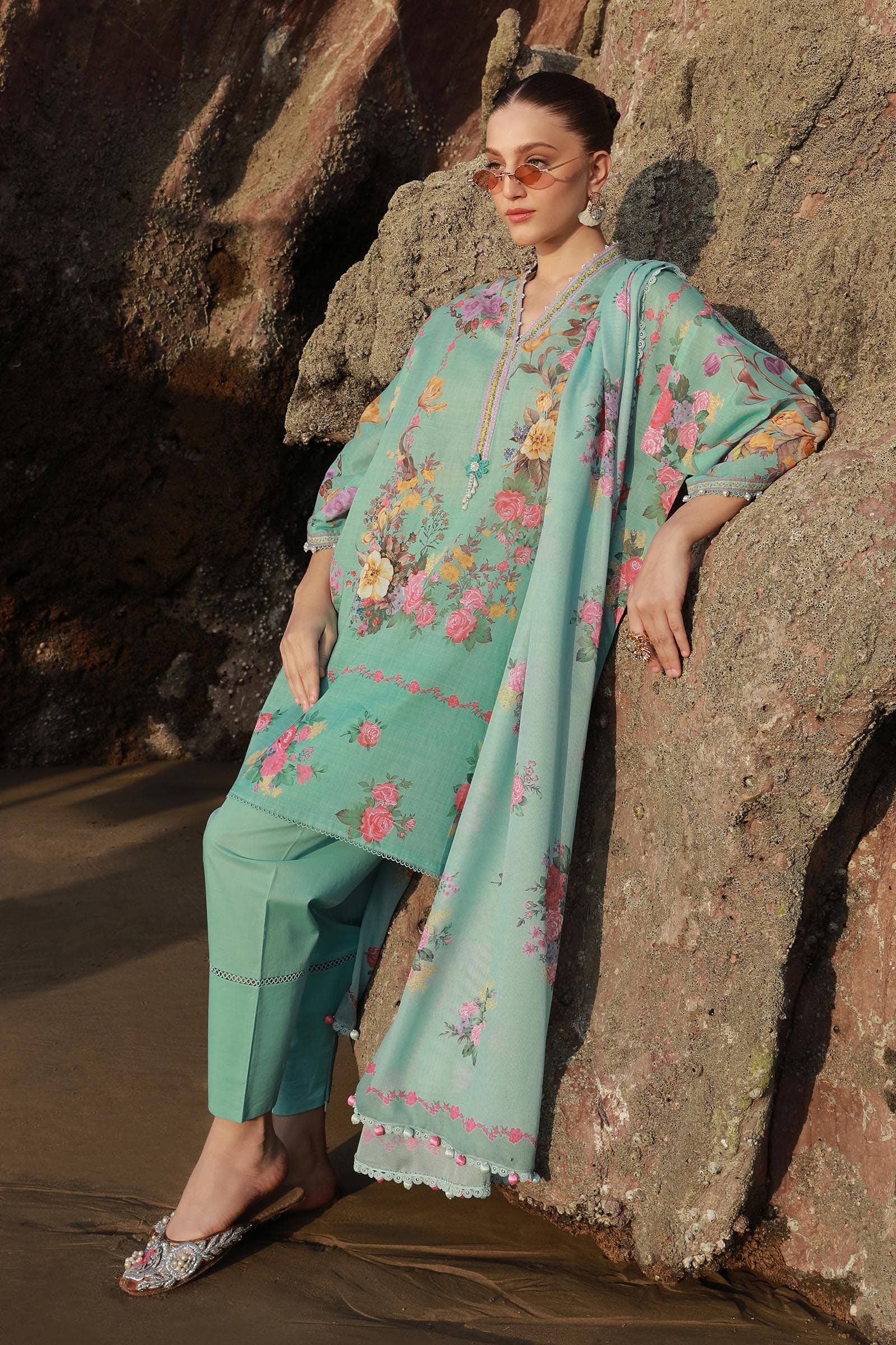 Sana Safinaz | Mahay Spring 24 | H241-026B-3CS - House Of Hania