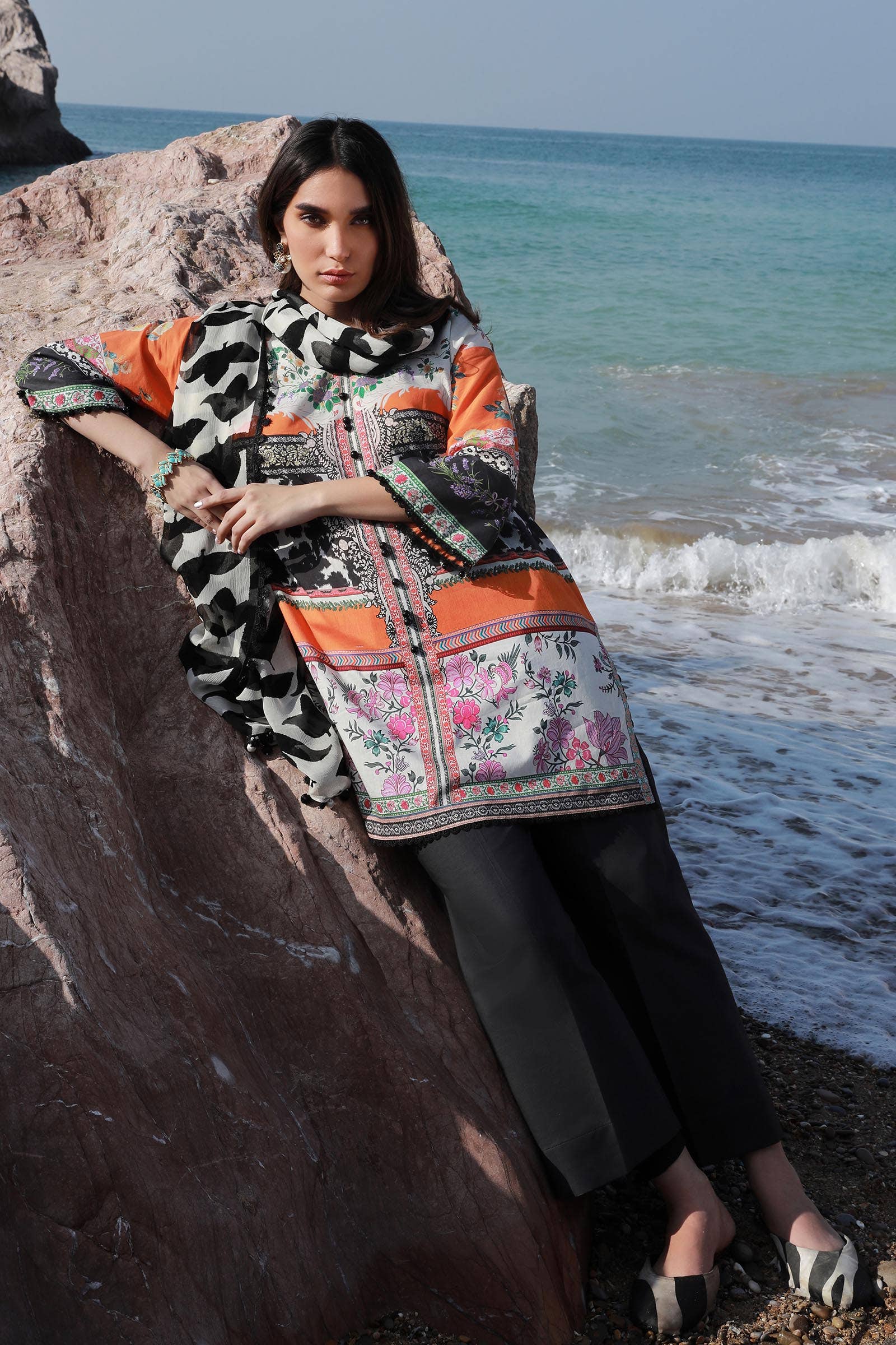 Sana Safinaz | Mahay Spring 24 | H241-027B-2I - House Of Hania
