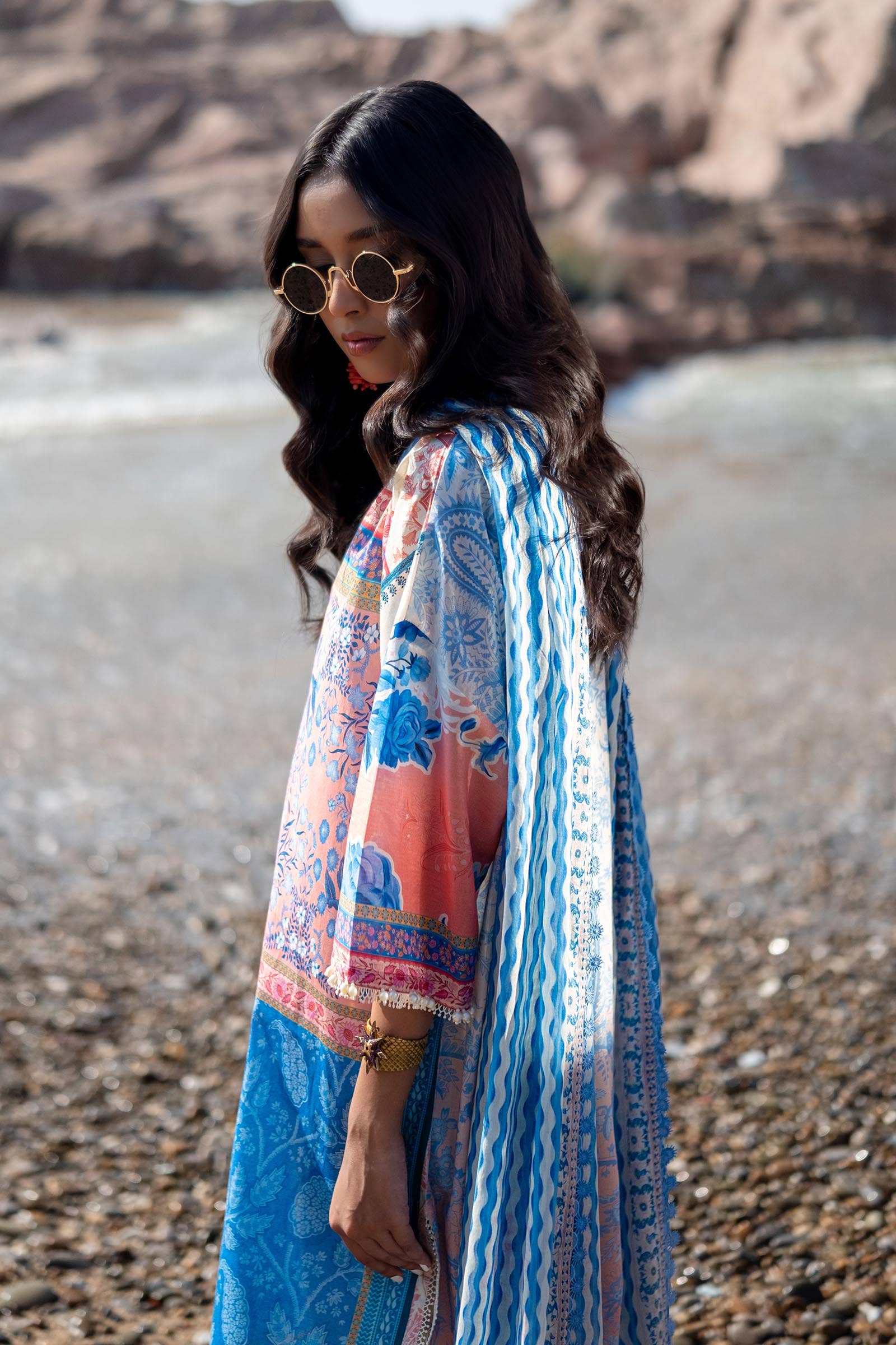 Sana Safinaz | Mahay Spring 24 | H241-028B-2BG - House Of Hania