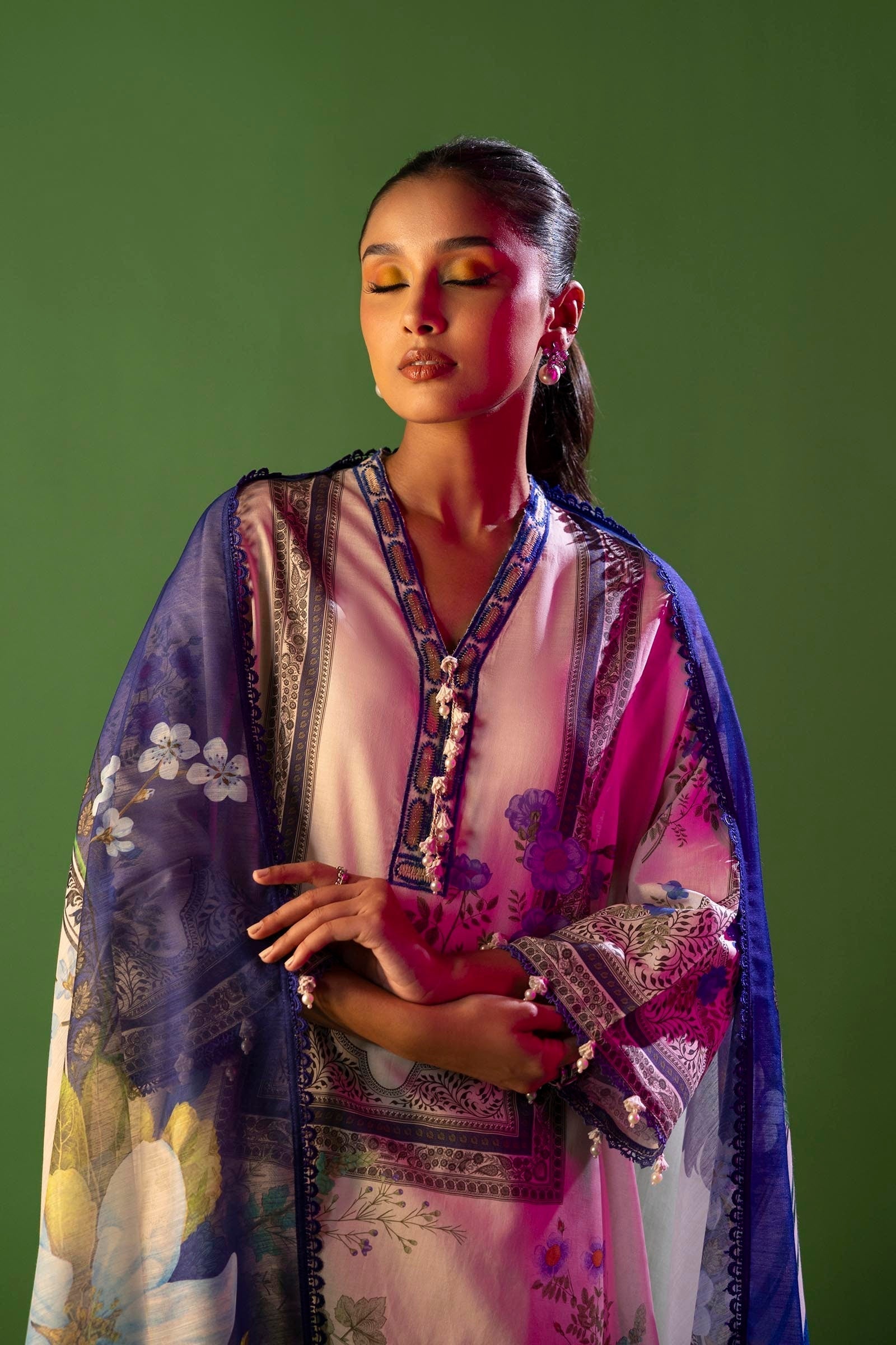 Sana Safinaz | Mahay Spring 25 | A-10 - House Of Hania