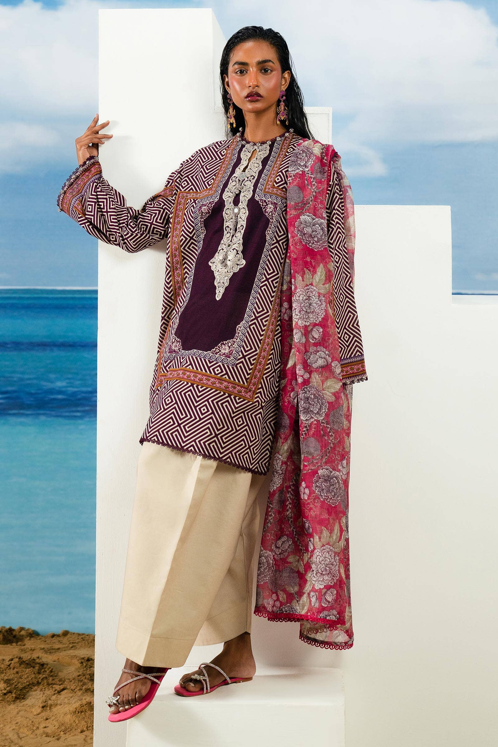 Sana Safinaz | Mahay Summer Lawn 24 | S-17 - House Of Hania