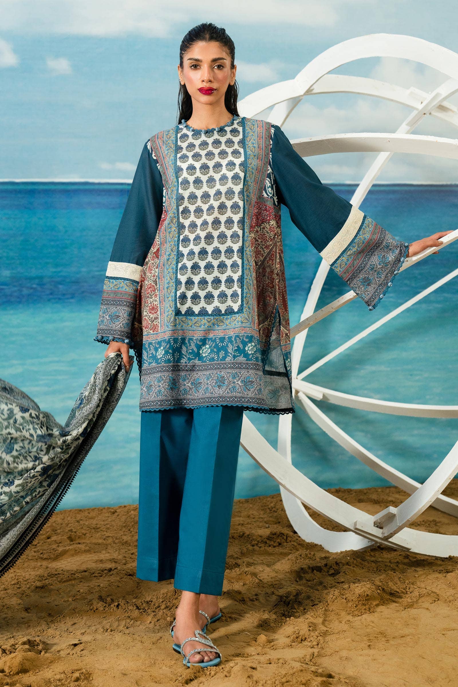 Sana Safinaz | Mahay Summer Lawn 24 | S-19 - House Of Hania