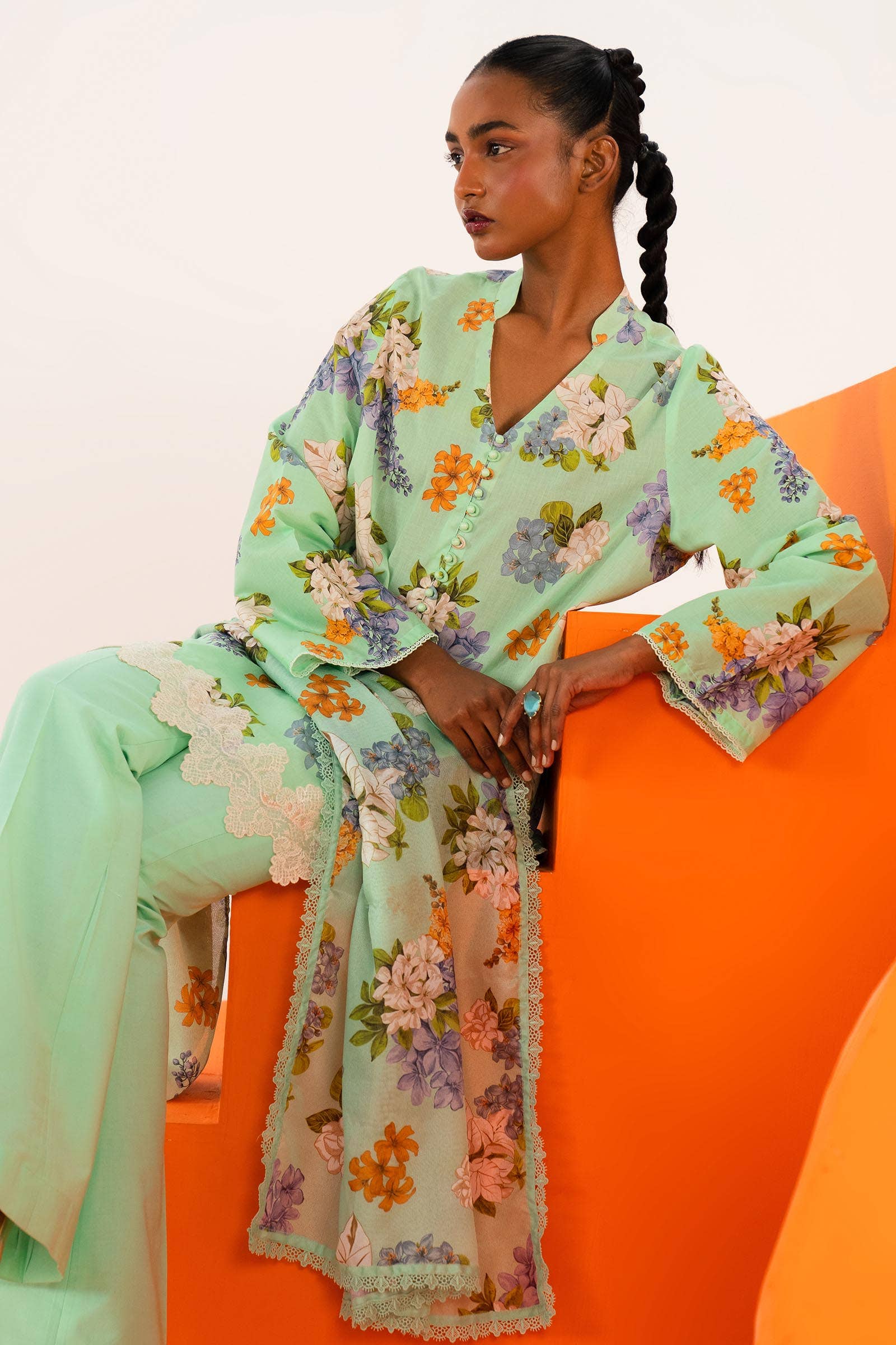 Sana Safinaz | Mahay Summer Lawn 24 | S-34 - House Of Hania