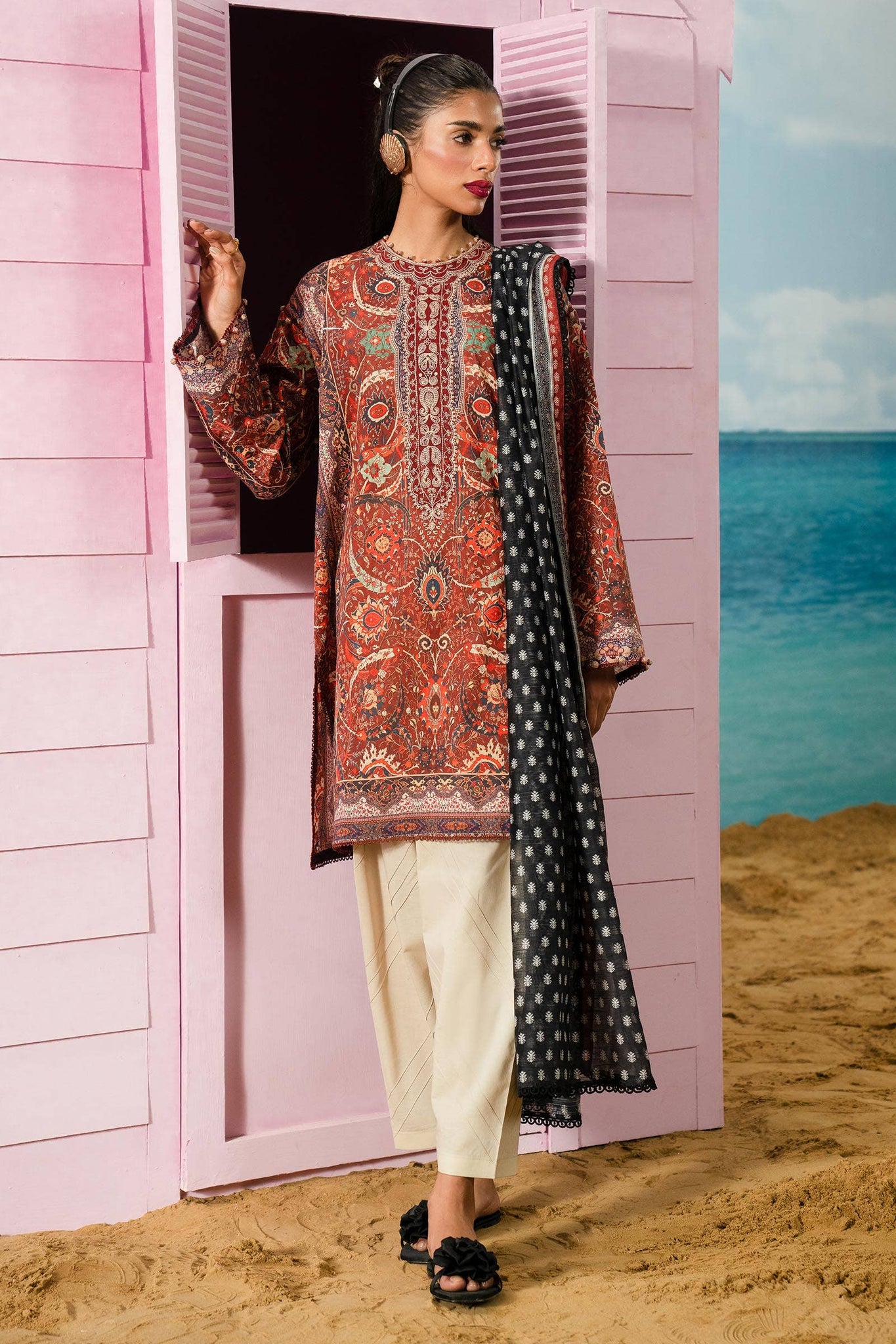 Sana Safinaz | Mahay Summer Lawn 24 | S-42 - House Of Hania