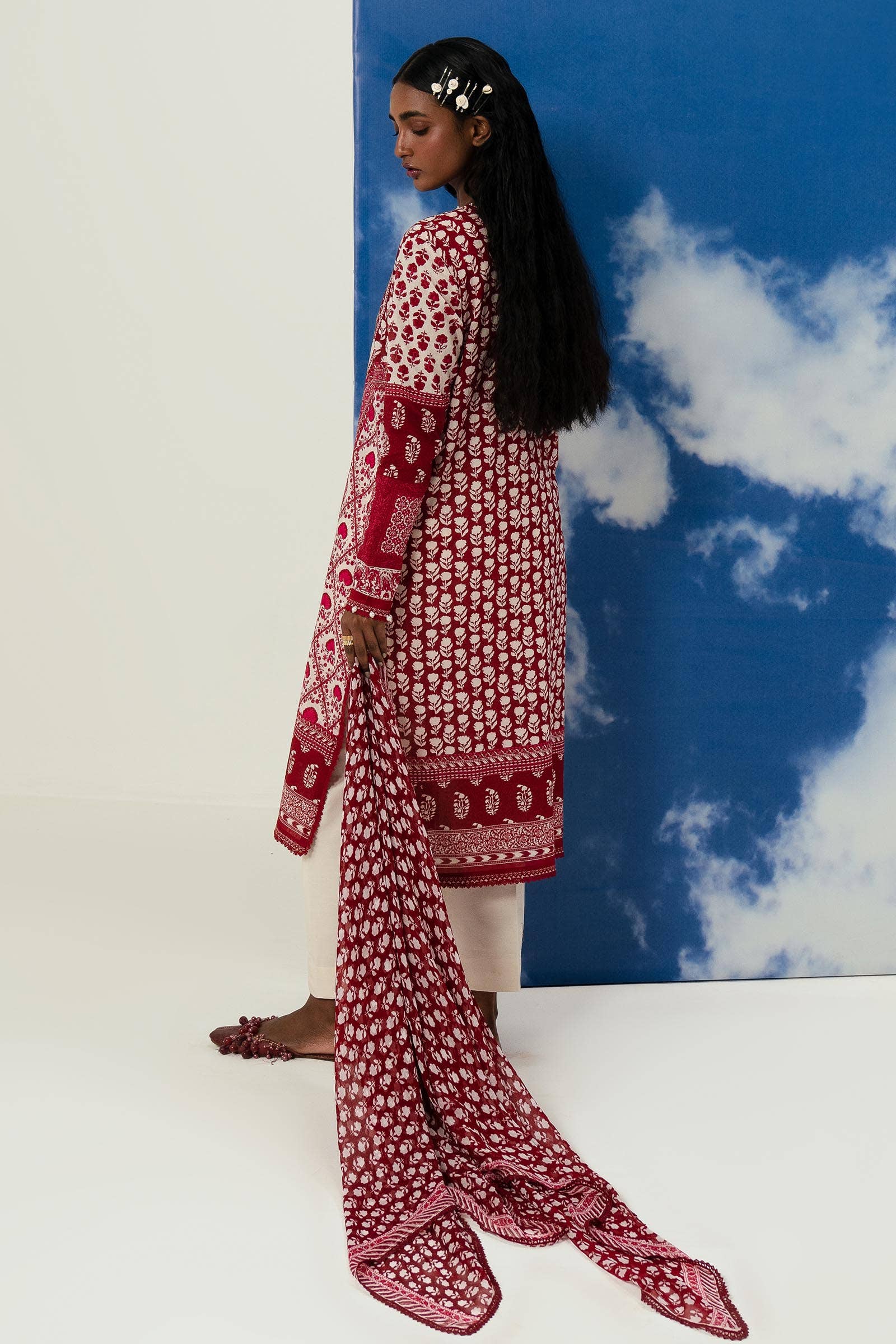Sana Safinaz | Mahay Summer Lawn 24 | S-44 - House Of Hania