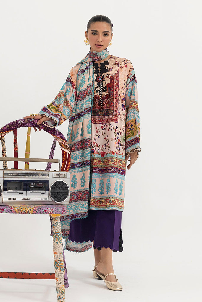 Sana Safinaz | Mahay Winter 25 | H255-001A-3CY - House Of Hania