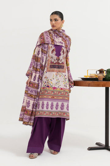 Sana Safinaz | Mahay Winter 25 | H255-001B-3CY - House Of Hania