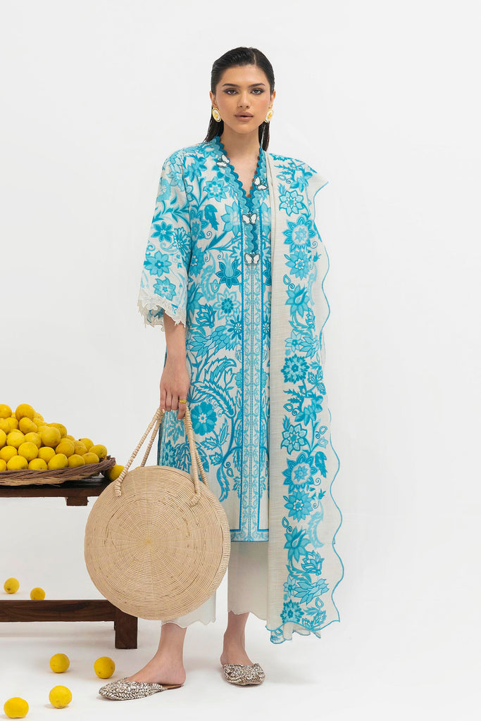 Sana Safinaz | Mahay Winter 25 | H255-002B-2BQ - House Of Hania
