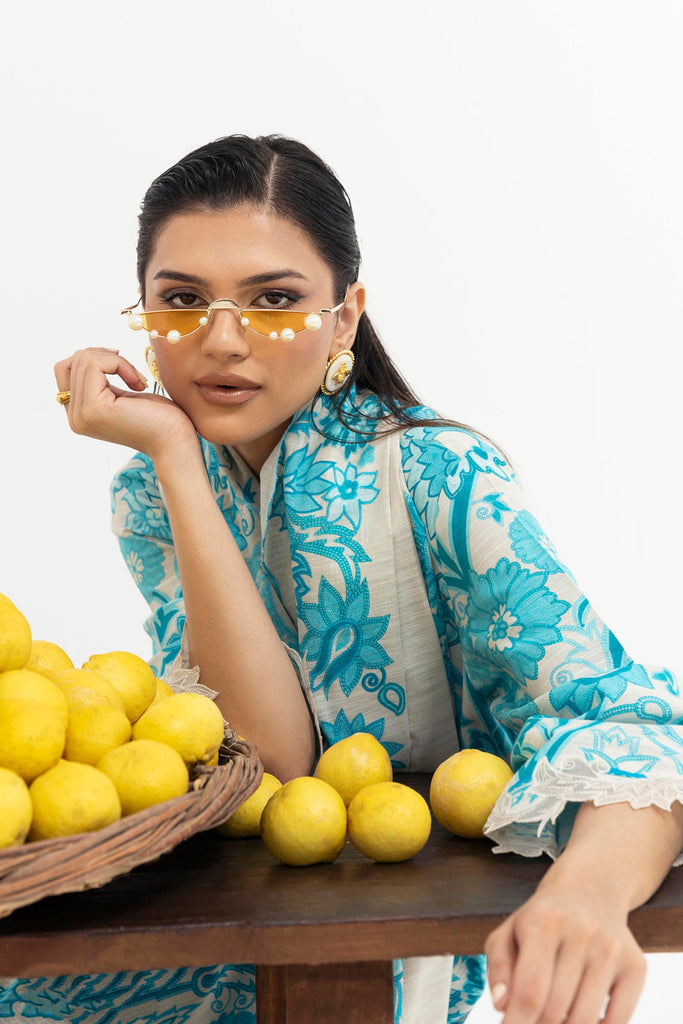 Sana Safinaz | Mahay Winter 25 | H255-002B-2BQ - House Of Hania