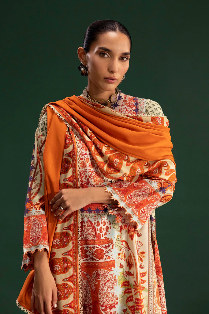 Sana Safinaz | Mahay Winter 25 | H255-003B-3CY - House Of Hania