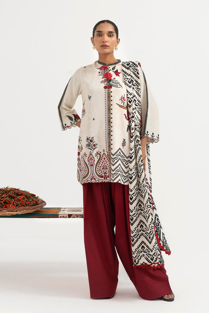 Sana Safinaz | Mahay Winter 25 | H255-004A-3CY - House Of Hania
