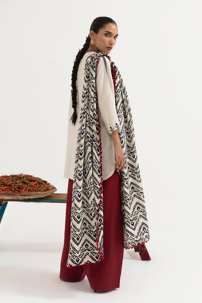 Sana Safinaz | Mahay Winter 25 | H255-004A-3CY - House Of Hania