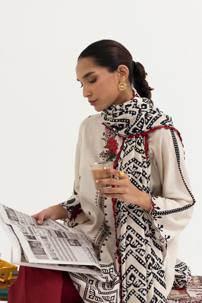 Sana Safinaz | Mahay Winter 25 | H255-004A-3CY - House Of Hania