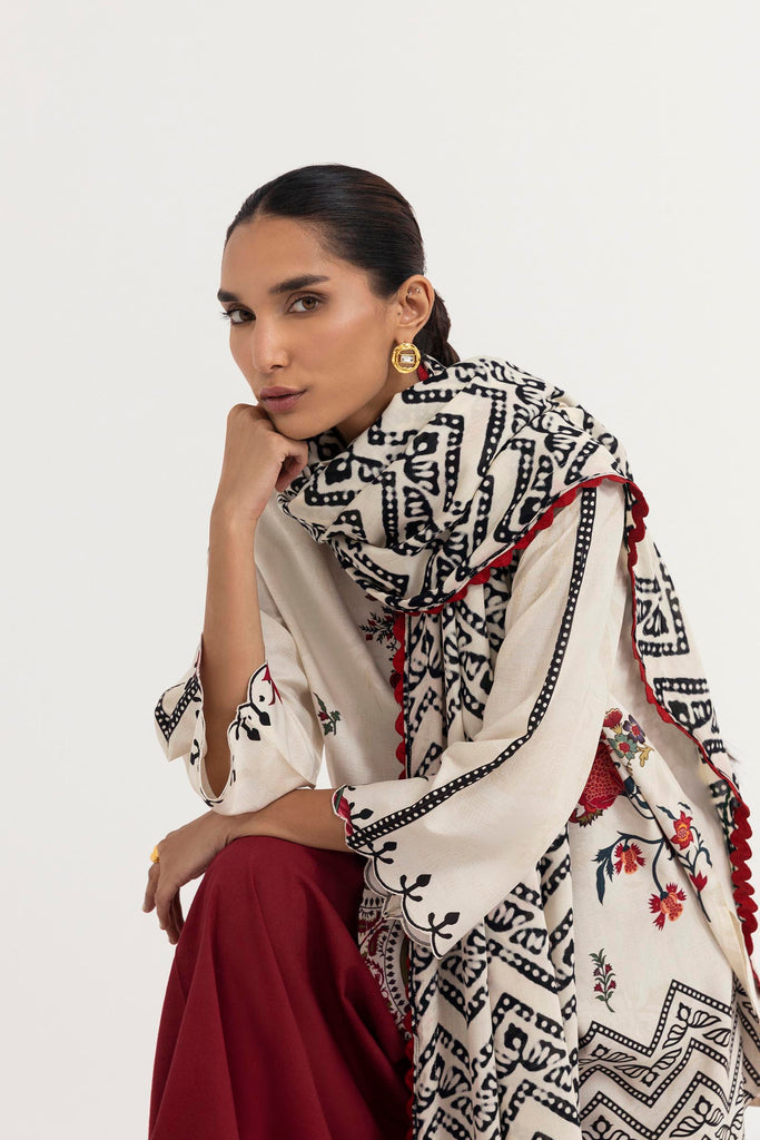 Sana Safinaz | Mahay Winter 25 | H255-004A-3CY - House Of Hania
