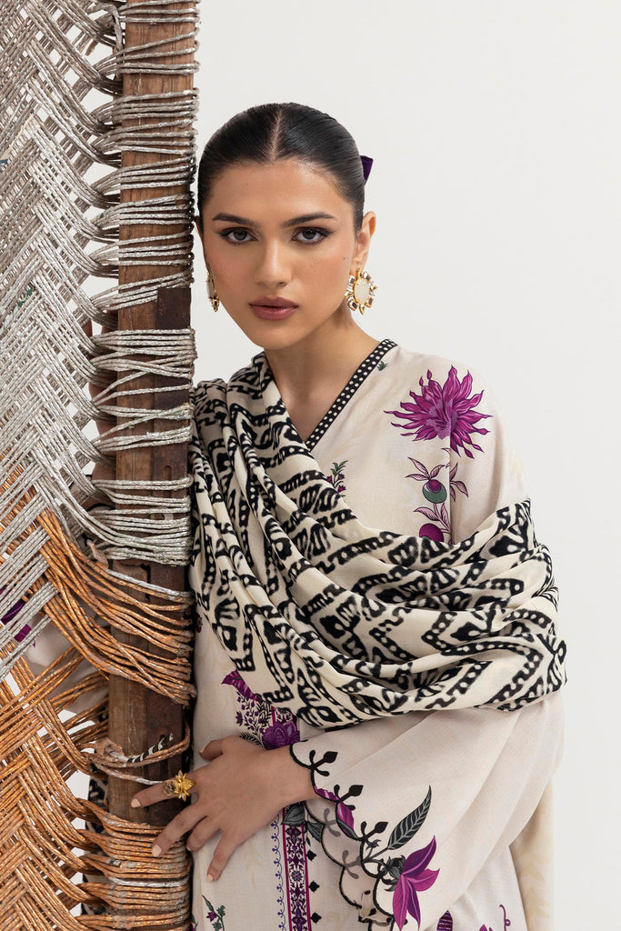 Sana Safinaz | Mahay Winter 25 | H255-004B-3CY - House Of Hania