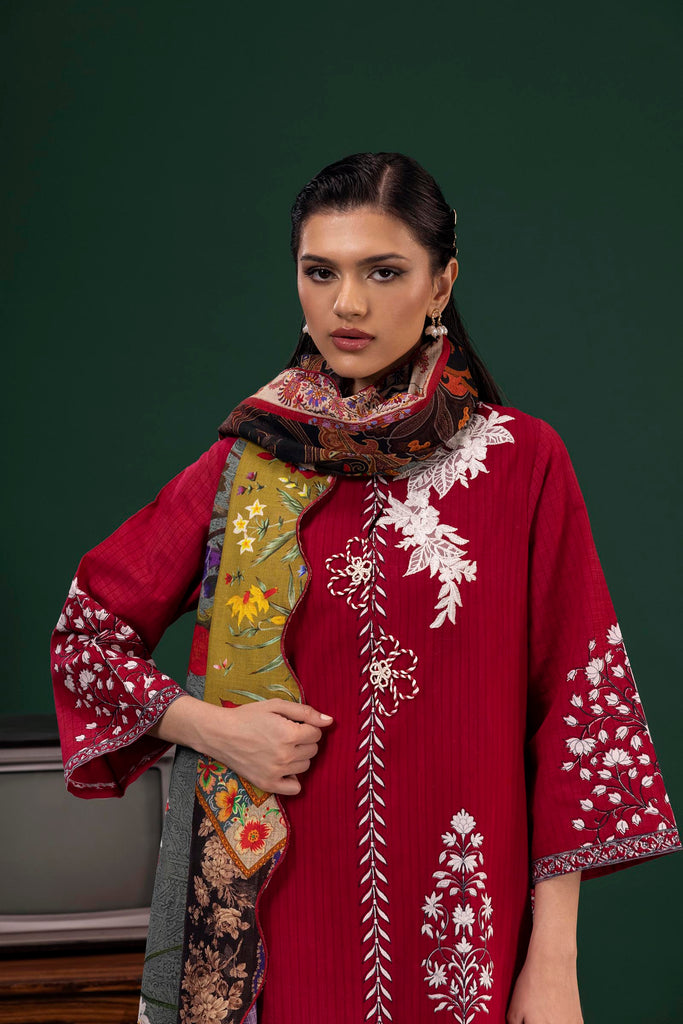 Sana Safinaz | Mahay Winter 25 | H255-006A-3CQ - House Of Hania