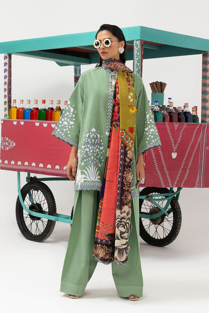 Sana Safinaz | Mahay Winter 25 | H255-006B-3CQ - House Of Hania