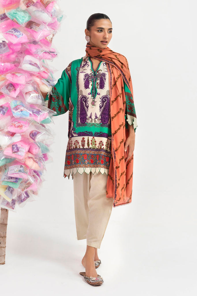 Sana Safinaz | Mahay Winter 25 | H255-007B-2DA - House Of Hania