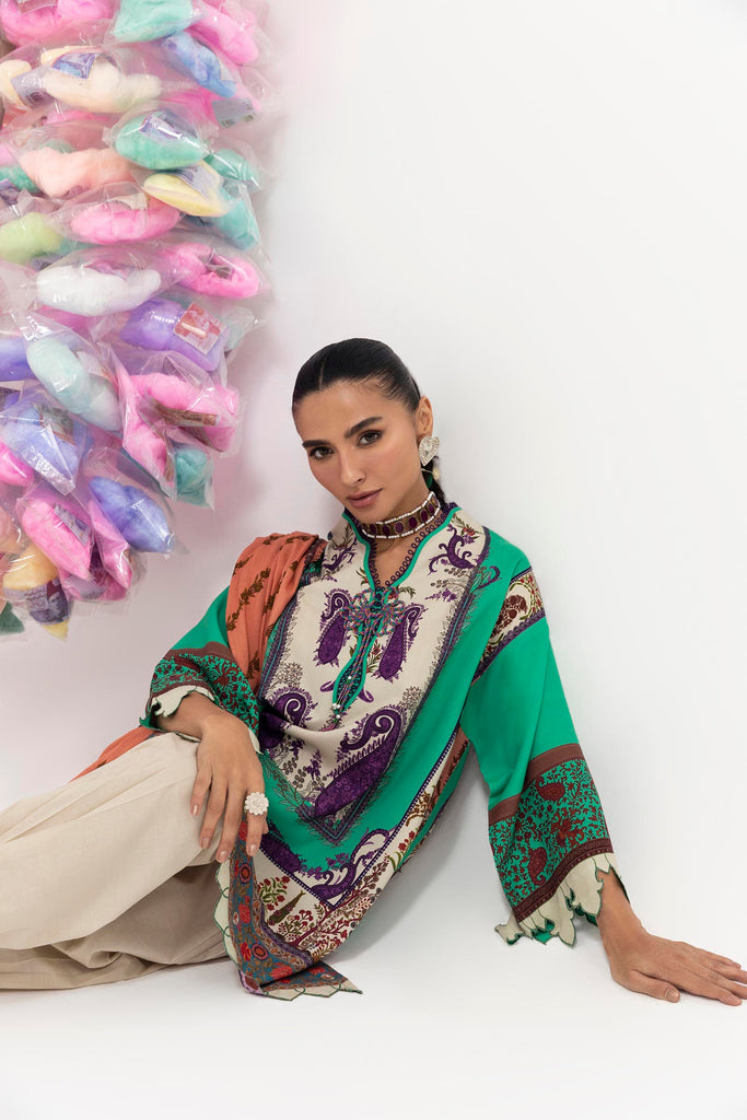 Sana Safinaz | Mahay Winter 25 | H255-007B-2DA - House Of Hania