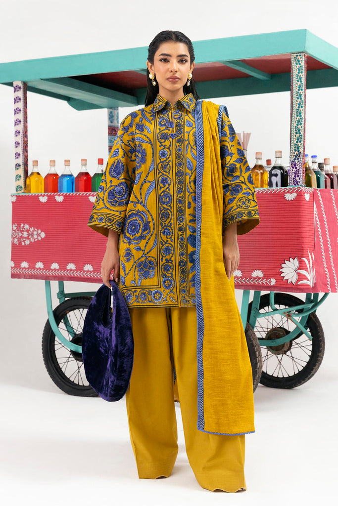 Sana Safinaz | Mahay Winter 25 |H255-008B-2Q - House Of Hania