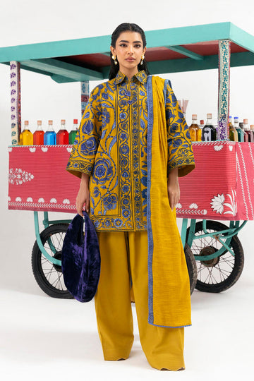 Sana Safinaz | Mahay Winter 25 |H255-008B-2Q - House Of Hania