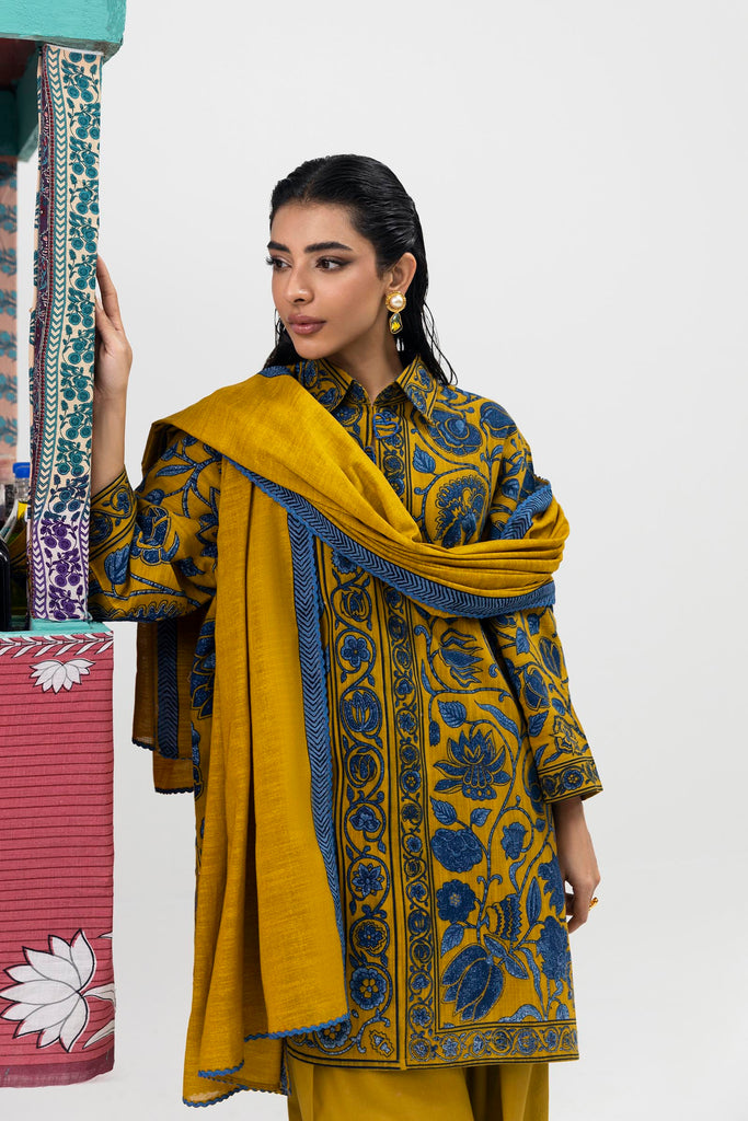 Sana Safinaz | Mahay Winter 25 |H255-008B-2Q - House Of Hania