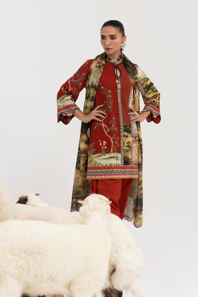 Sana Safinaz | Mahay Winter 25 | H255-009A-2DA - House Of Hania