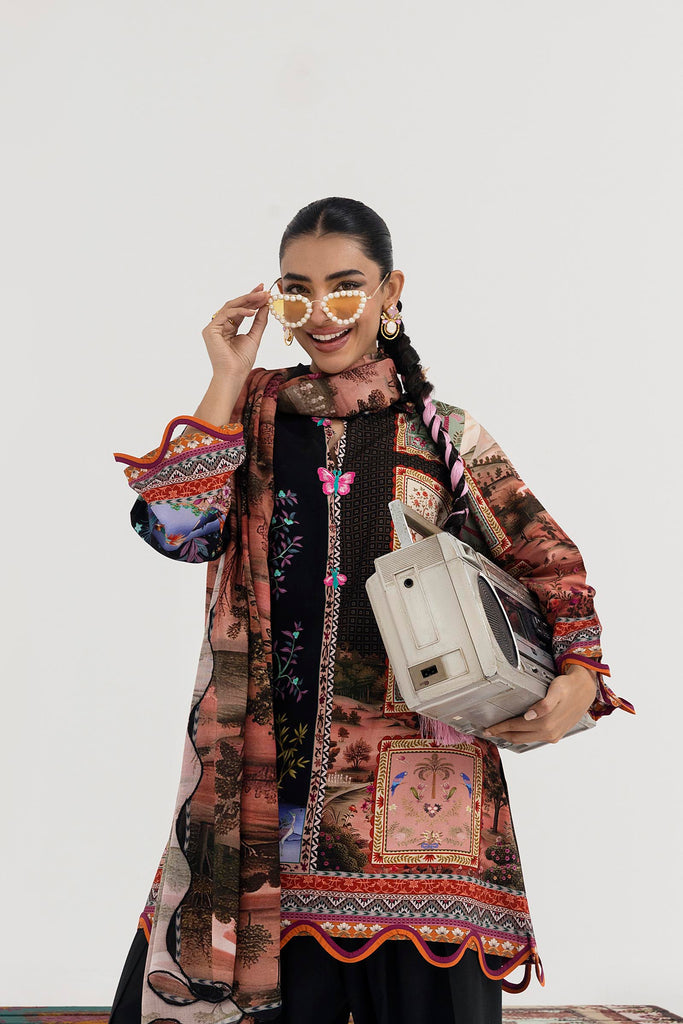 Sana Safinaz | Mahay Winter 25 | H255-009B-2DA - House Of Hania