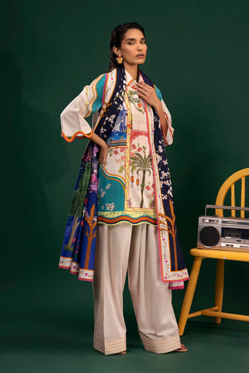Sana Safinaz | Mahay Winter 25 | H255-010A-2Q - House Of Hania