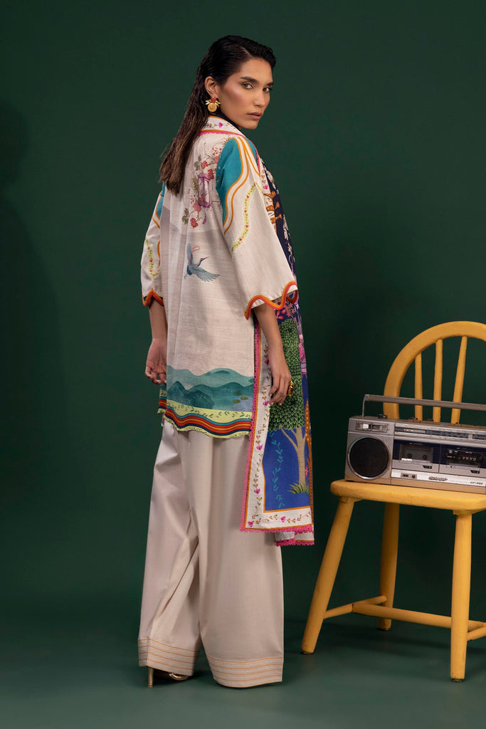 Sana Safinaz | Mahay Winter 25 | H255-010A-2Q - House Of Hania