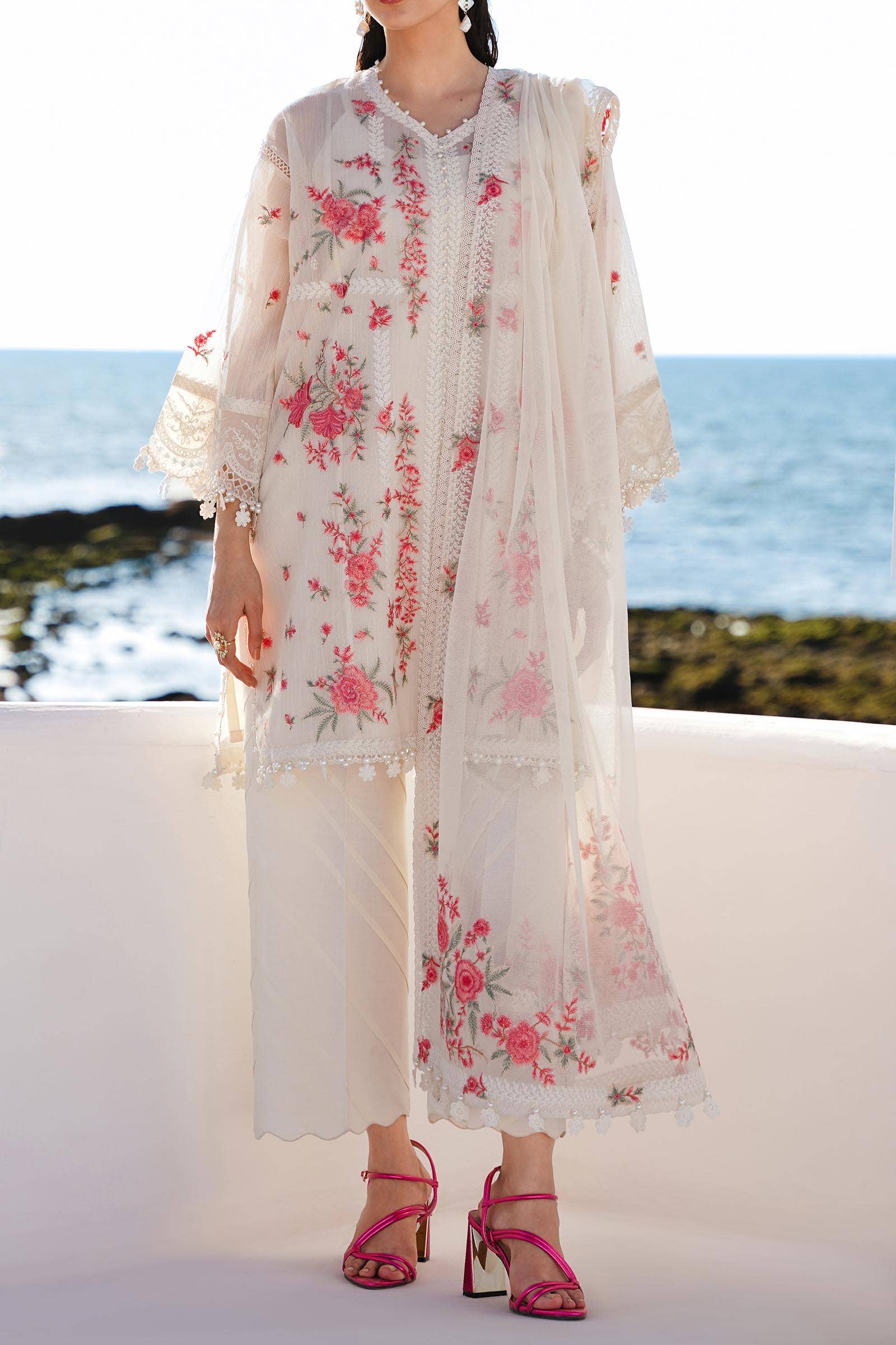 Sana Safinaz | Muzlin Spring 24 | M241-001A-CX - House Of Hania