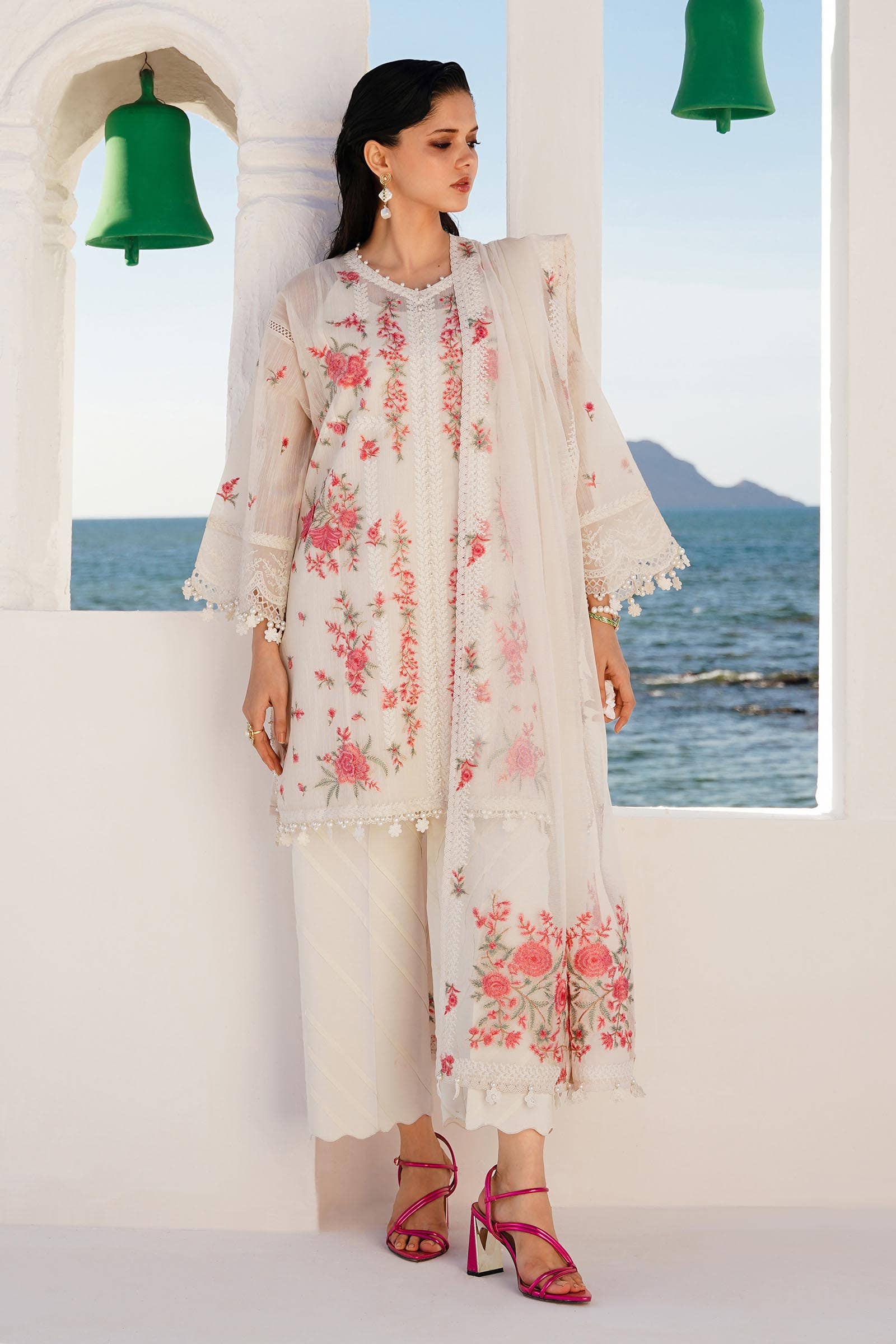 Sana Safinaz | Muzlin Spring 24 | M241-001A-CX - House Of Hania