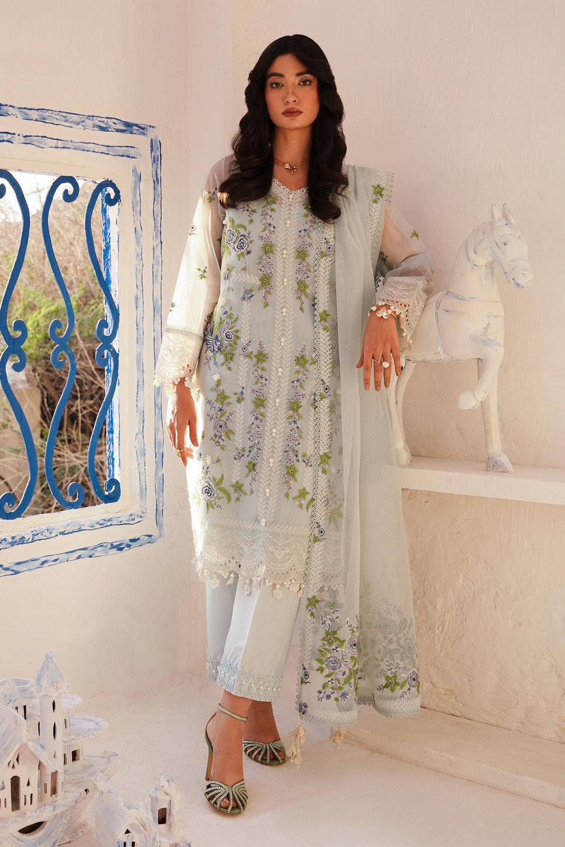 Sana Safinaz | Muzlin Spring 24 | M241-001B-CX - House Of Hania