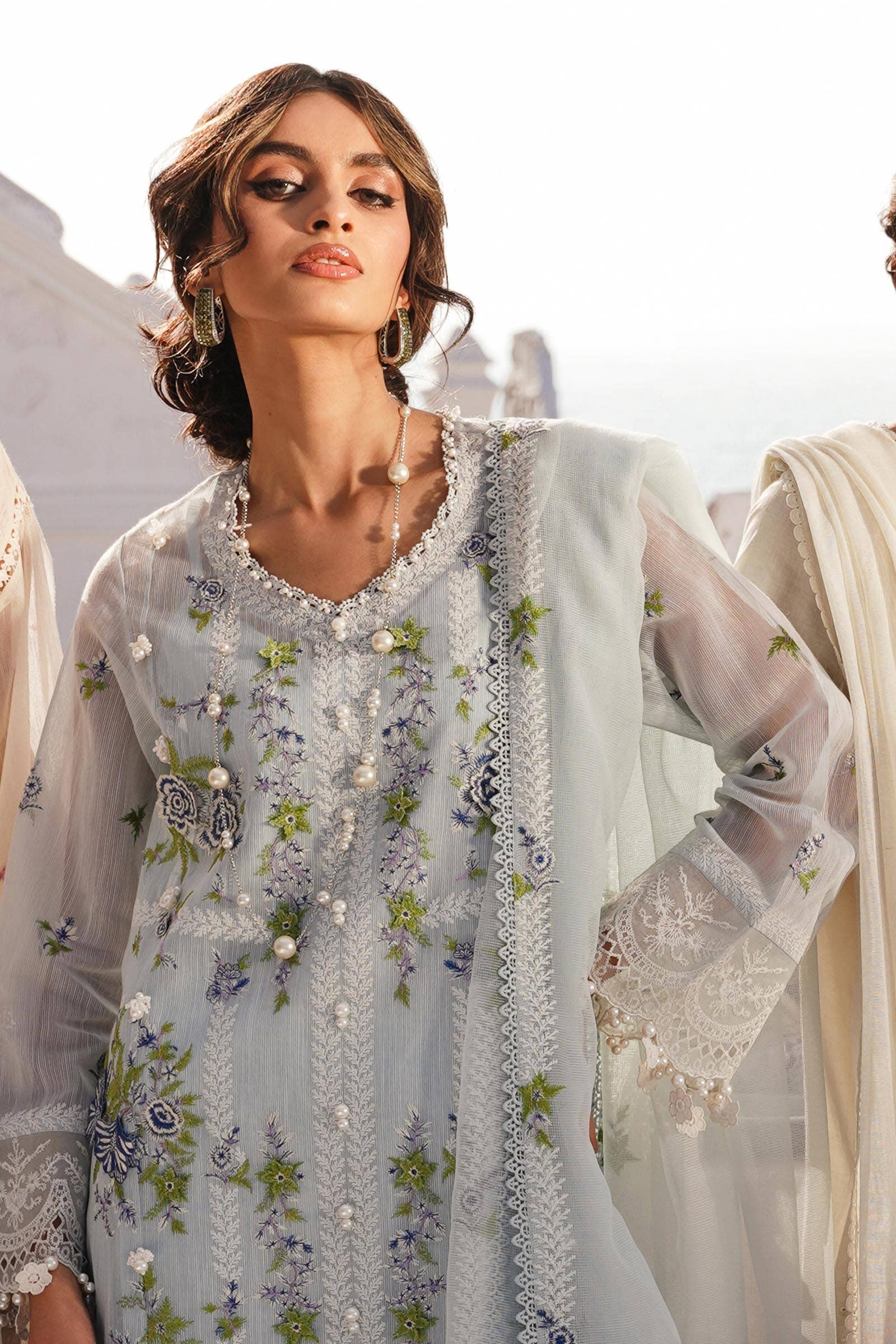 Sana Safinaz | Muzlin Spring 24 | M241-001B-CX - House Of Hania