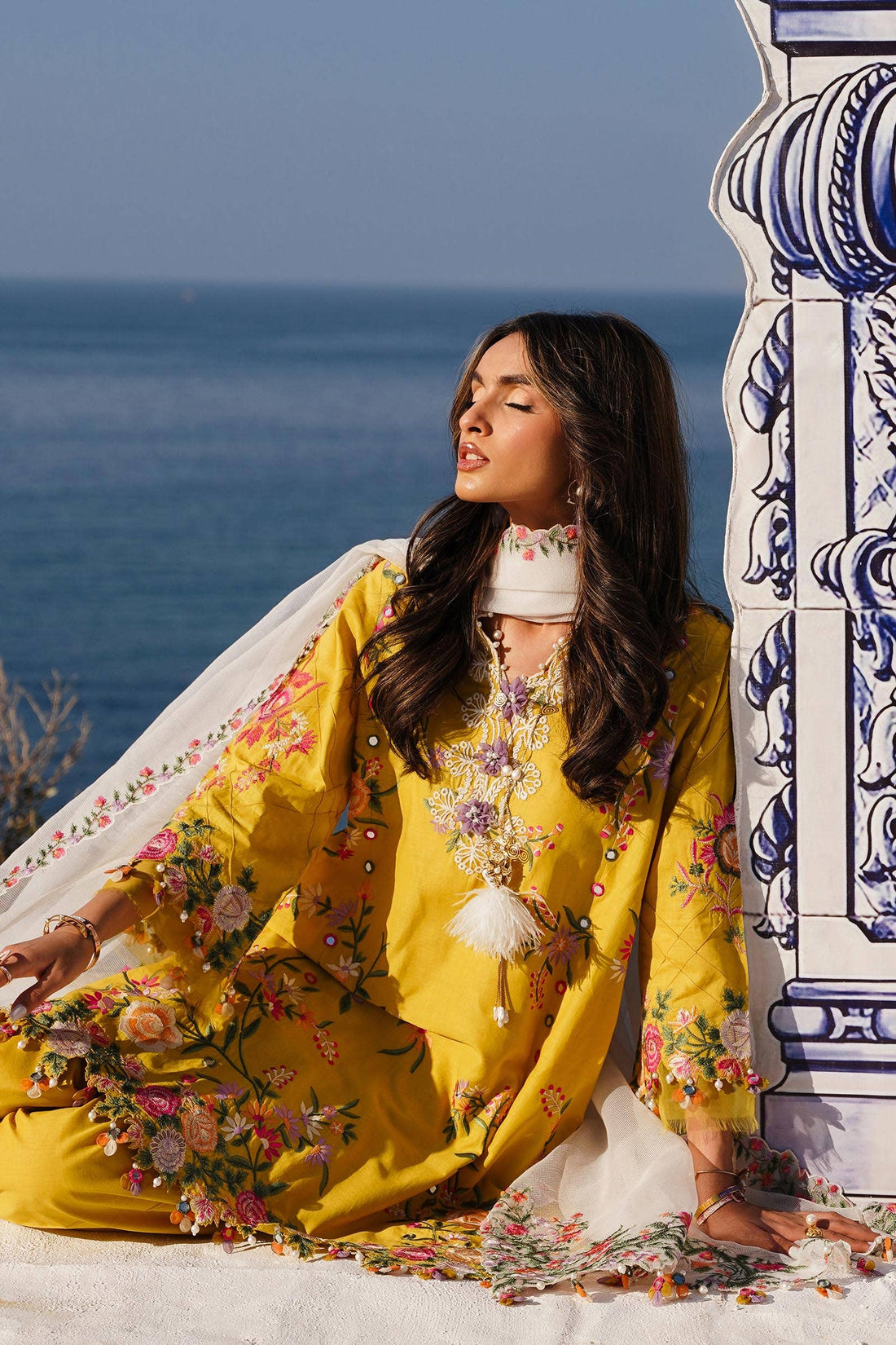 Sana Safinaz | Muzlin Spring 24 | M241-002A-CX - House Of Hania