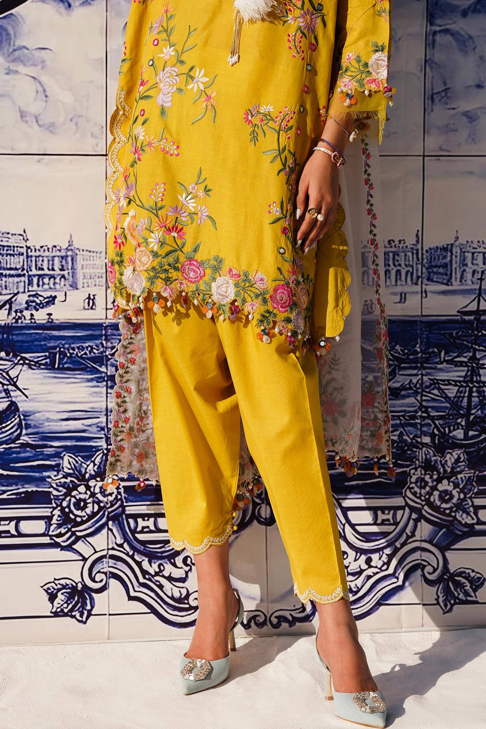 Sana Safinaz | Muzlin Spring 24 | M241-002A-CX - House Of Hania
